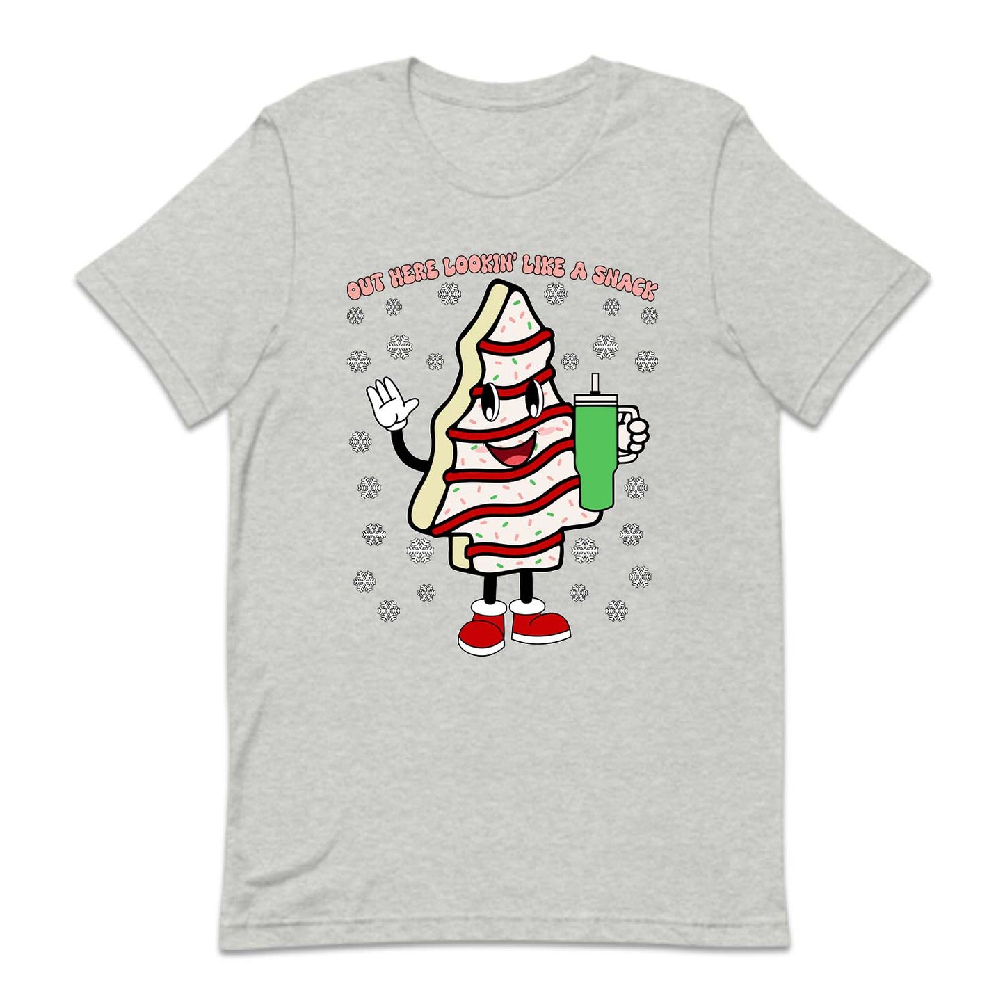 Out Here Lookin Like A Snack Christmas Tree Cake Xmas | PRODUCT CODE: UTOLKNISNKCH