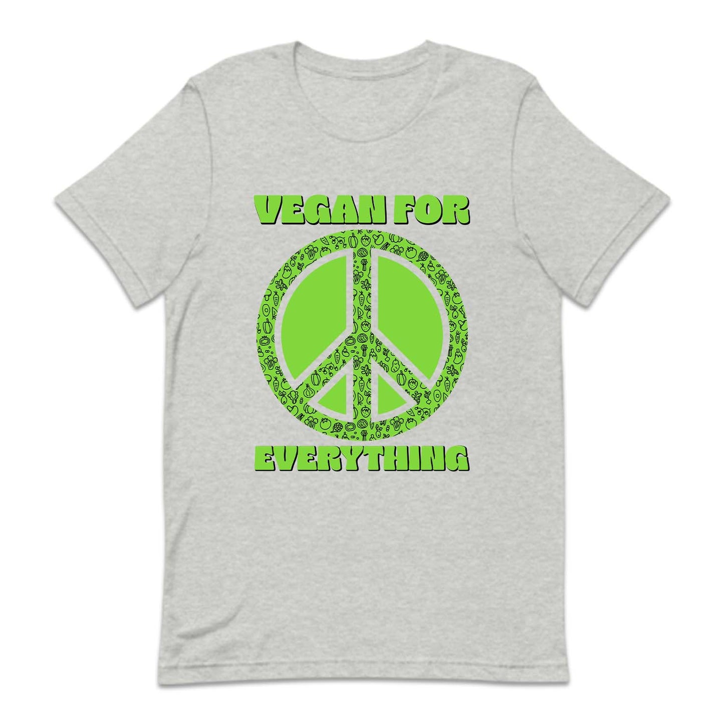 Vegan For Everything Peace Sign Eco-Friendly Veganism Awareness | PRODUCT CODE: VNGFREVTHN