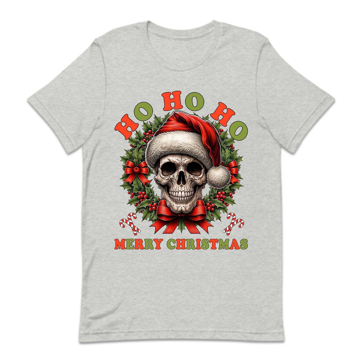 Ho Ho Ho Santa Skull Christmas Gothic Xmas Spooky Skull | PRODUCT CODE: HSTMNGOCKL