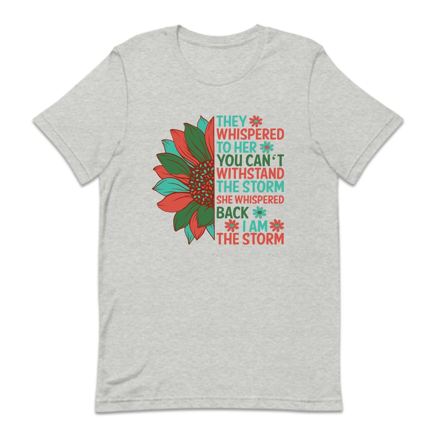Strong Woman Empowerment Sunflower Positive Quote | PRODUCT CODE: STRNGWMPRF