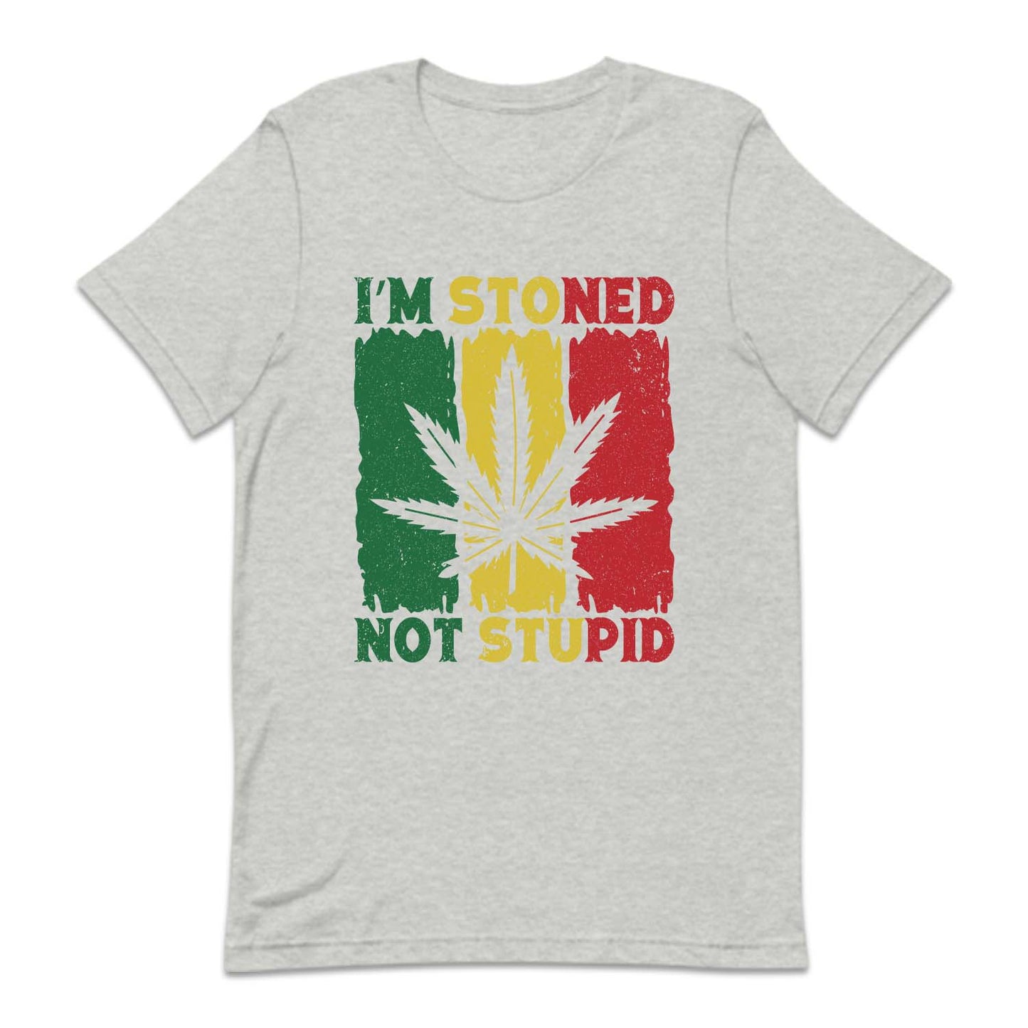 Cannabis Marijuana I'm Stoned Not Stupid THC Weed Funny Pothead | PRODUCT CODE: STNDPUCNVB