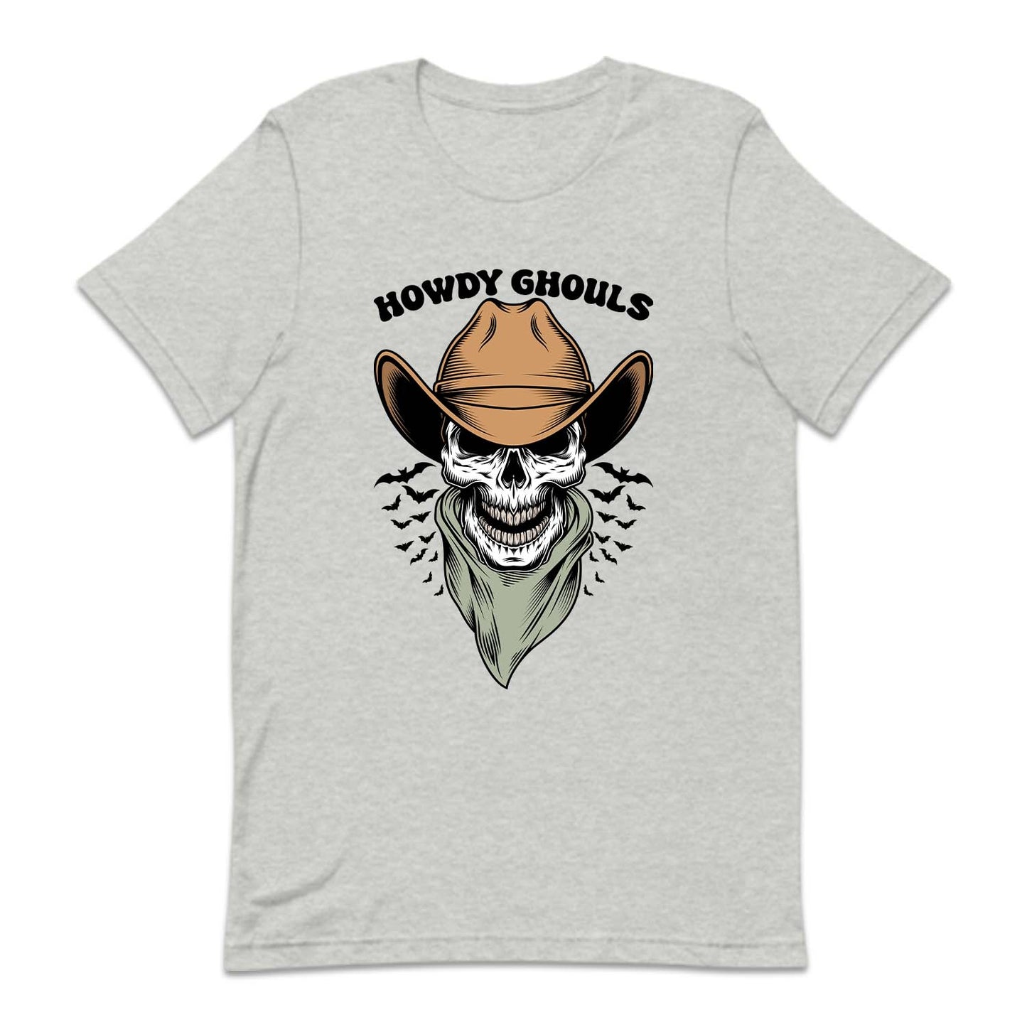 Howdy Ghouls Western Skull Cowboy Halloween | PRODUCT CODE: HWDGLUSCW