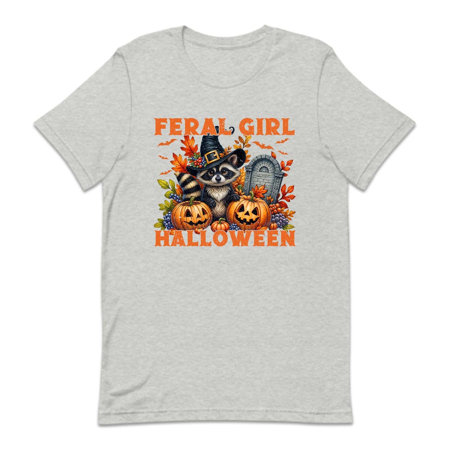 Feral Girl Halloween Spooky Raccoon Autumn Season | PRODUCT CODE: FRLGIHLWRC
