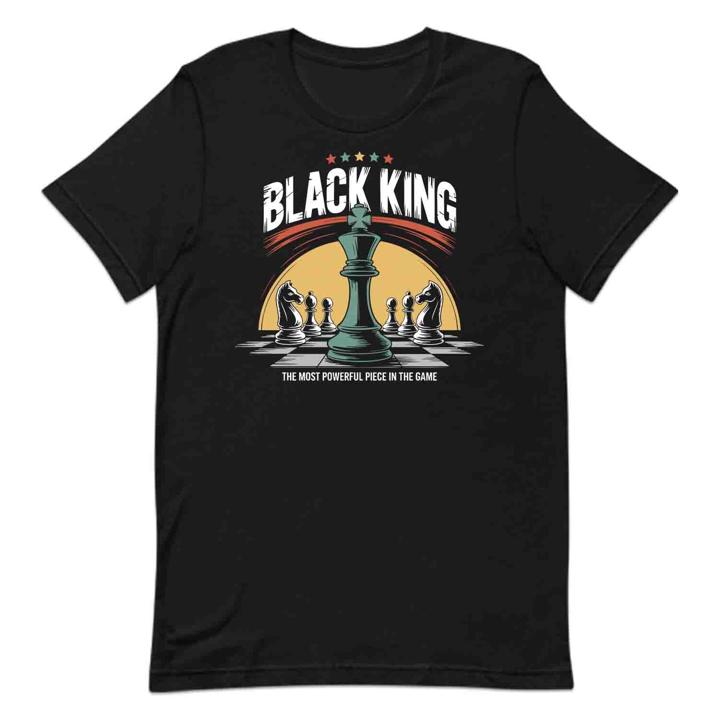 Black King Chess T-Shirt, Melanin Champion Sweatshirt, Strategic Leader Hoodie | PRODUCT CODE: BAJSKDCHAS