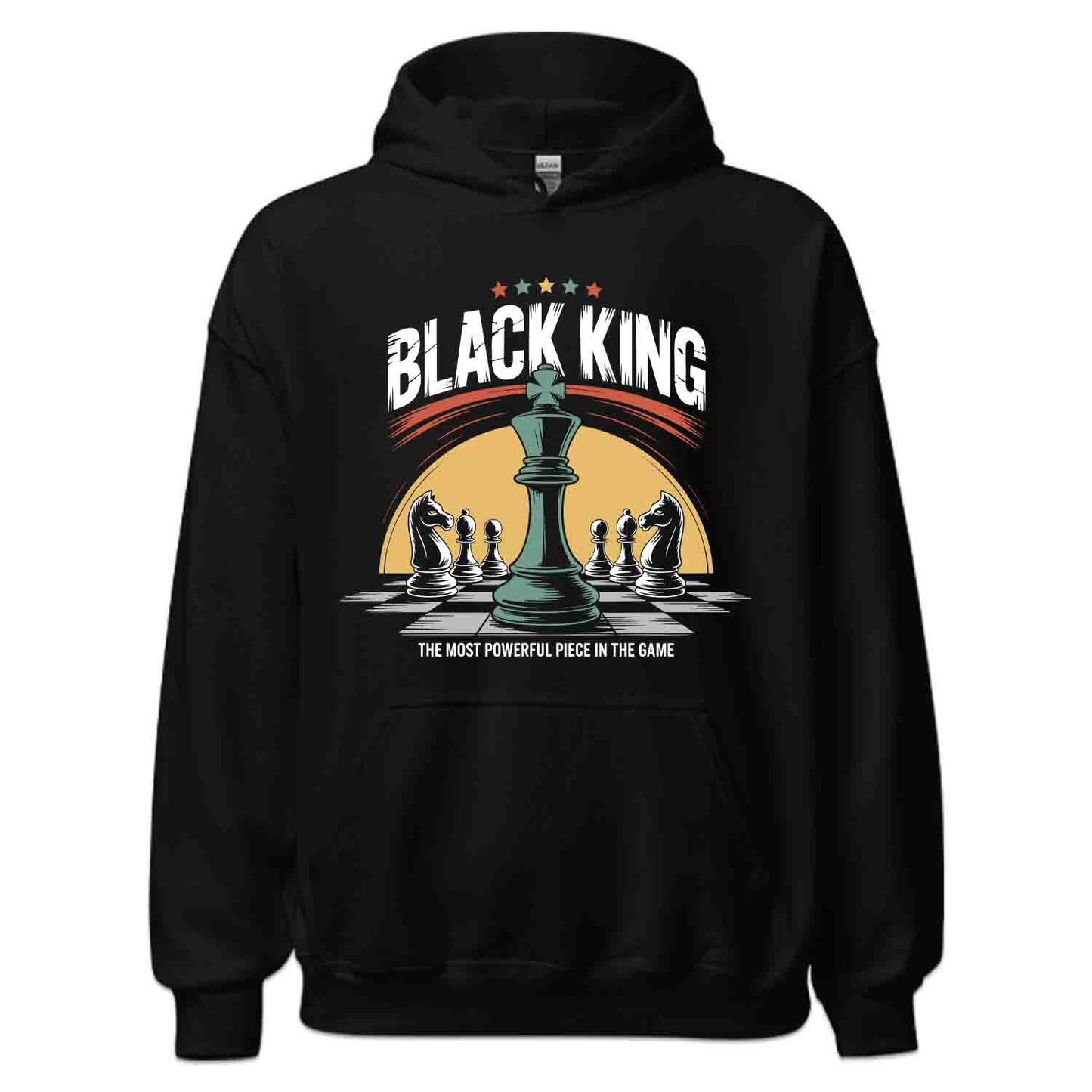 Black King Chess T-Shirt, Melanin Champion Sweatshirt, Strategic Leader Hoodie | PRODUCT CODE: BAJSKDCHAS