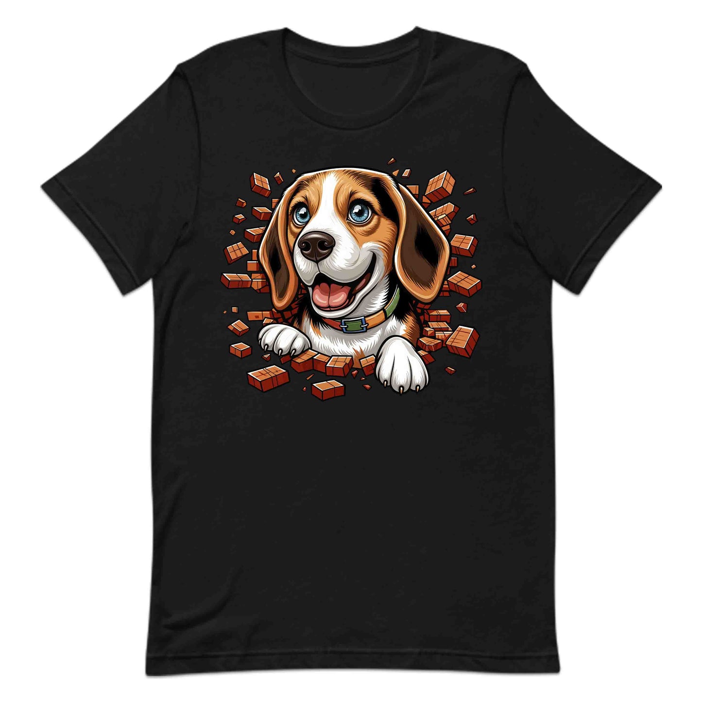 Beagle Dog Breaking Through Wall 3D Realistic Dog | PRODUCT CODE: BEGLDGOBKRTH