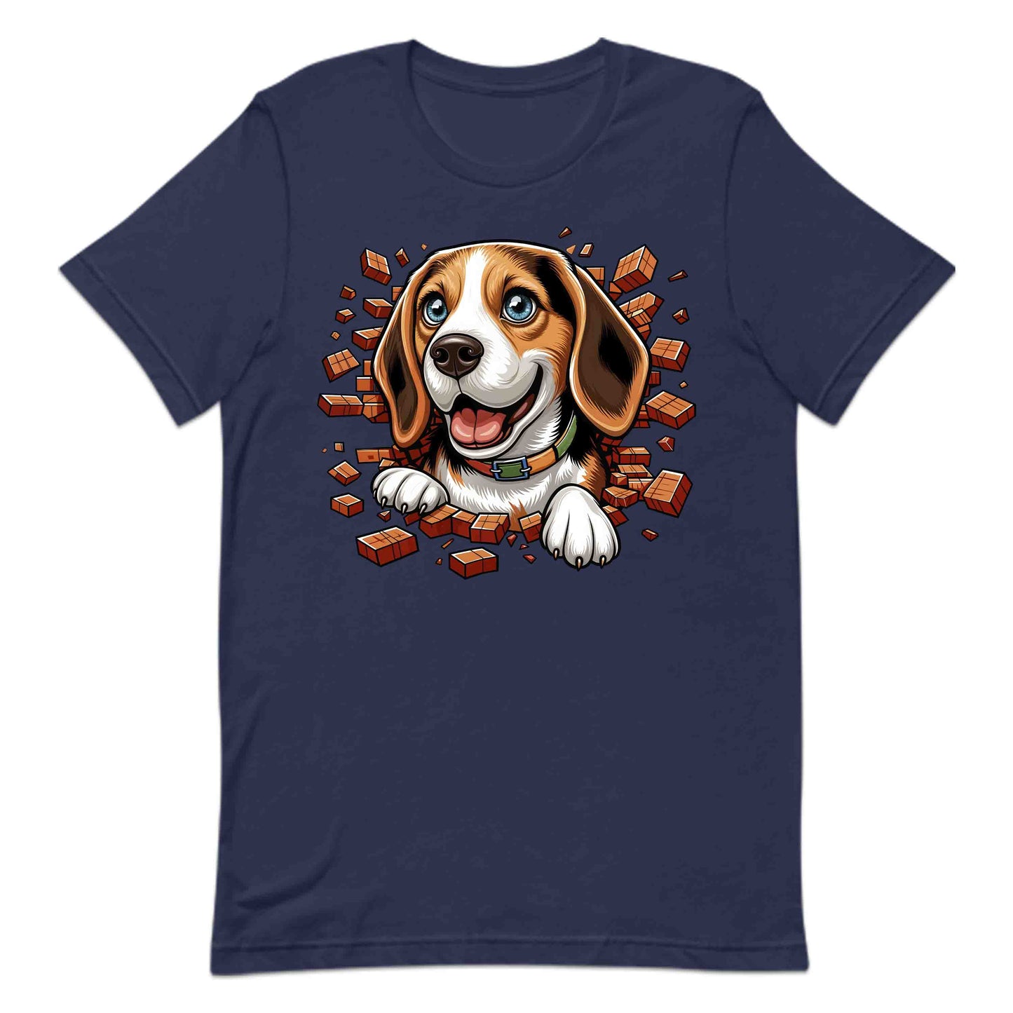 Beagle Dog Breaking Through Wall 3D Realistic Dog | PRODUCT CODE: BEGLDGOBKRTH
