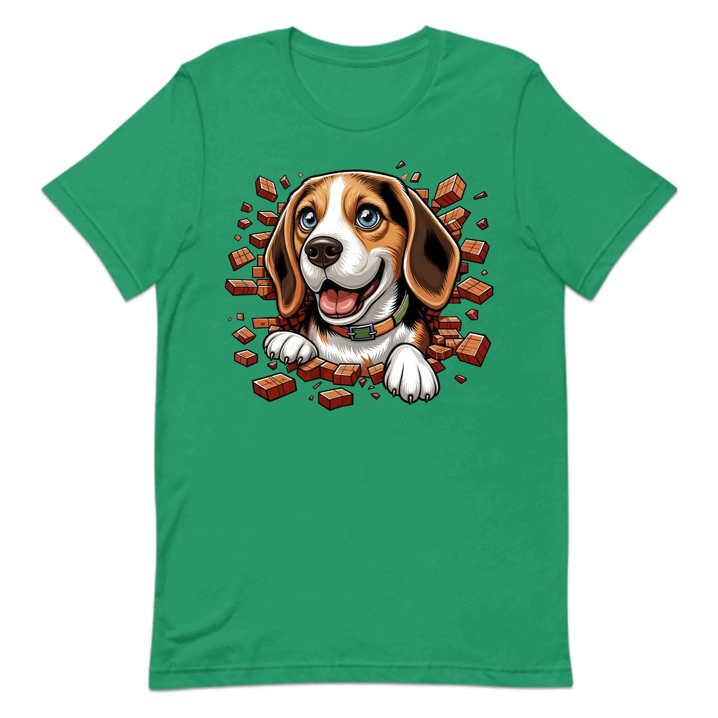 Beagle Dog Breaking Through Wall 3D Realistic Dog | PRODUCT CODE: BEGLDGOBKRTH