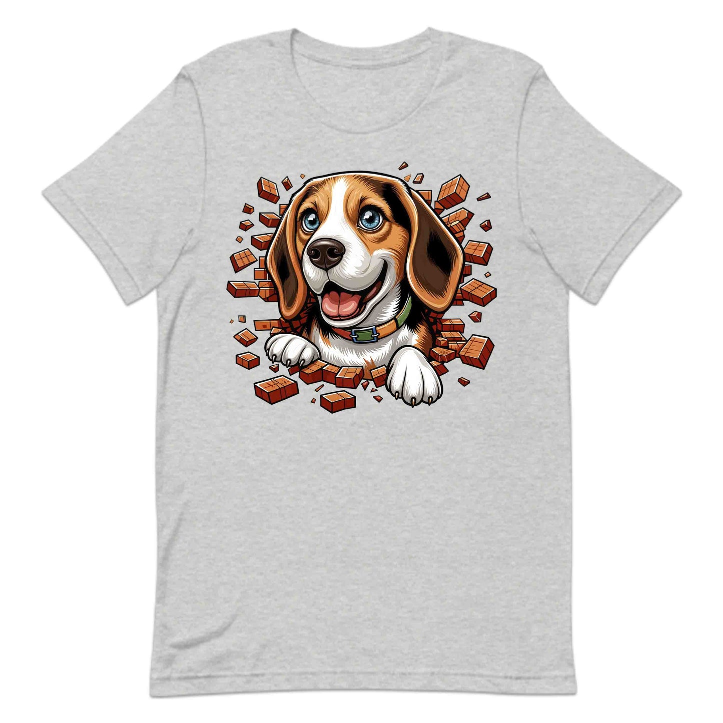 Beagle Dog Breaking Through Wall 3D Realistic Dog | PRODUCT CODE: BEGLDGOBKRTH