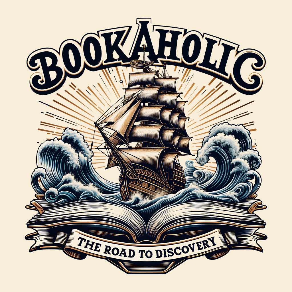 Bookaholic Tee, Nautical Book Sweatshirt, Pirate Ship Hoodie | PRODUCT CODE: BJEROAKGLC