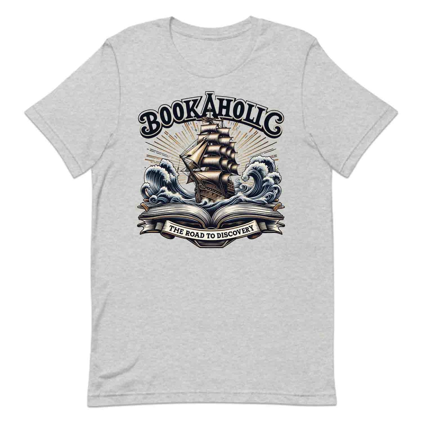 Bookaholic Tee, Nautical Book Sweatshirt, Pirate Ship Hoodie | PRODUCT CODE: BJEROAKGLC