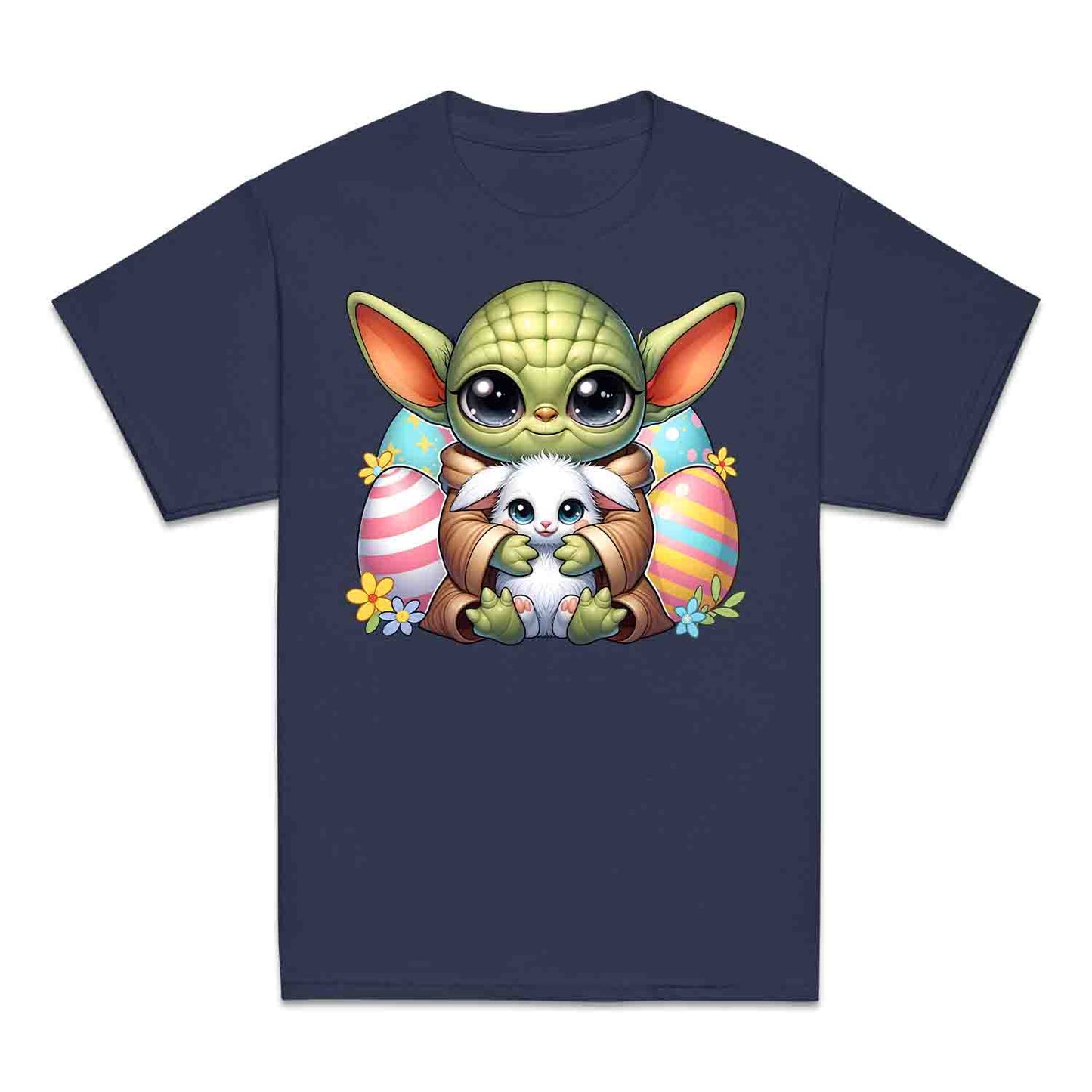 Baby Yoda Easter Kids T-Shirt | Grogu & Bunny Kids Jumper | Star Wars Pastel Eggs & Flowers Hoodie | PRODUCT CODE: BJKEWRUXCVY