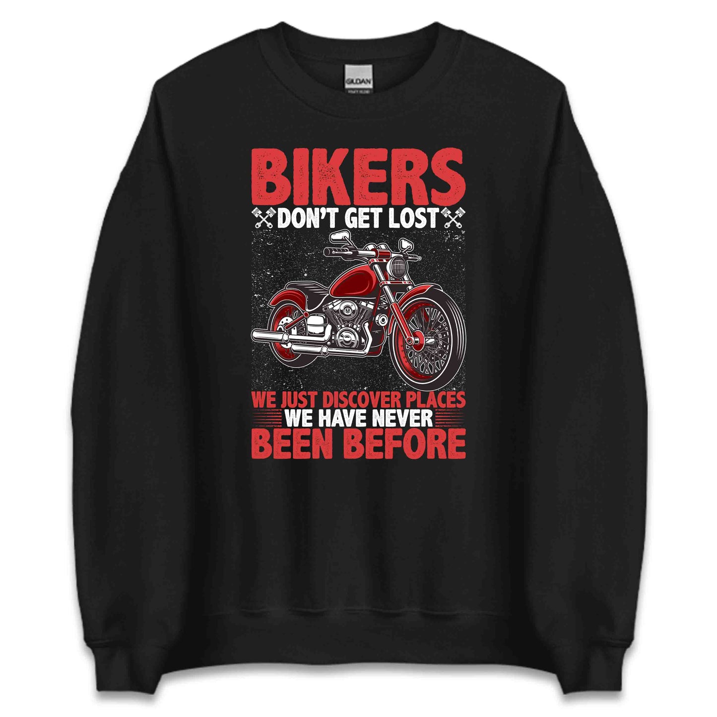 Bikers Don’t Get Lost Motorcycle Enthusiasts | PRODUCT CODE: BKDNGTELOSMR