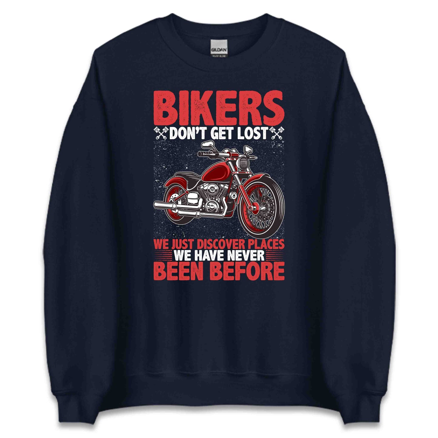 Bikers Don’t Get Lost Motorcycle Enthusiasts | PRODUCT CODE: BKDNGTELOSMR