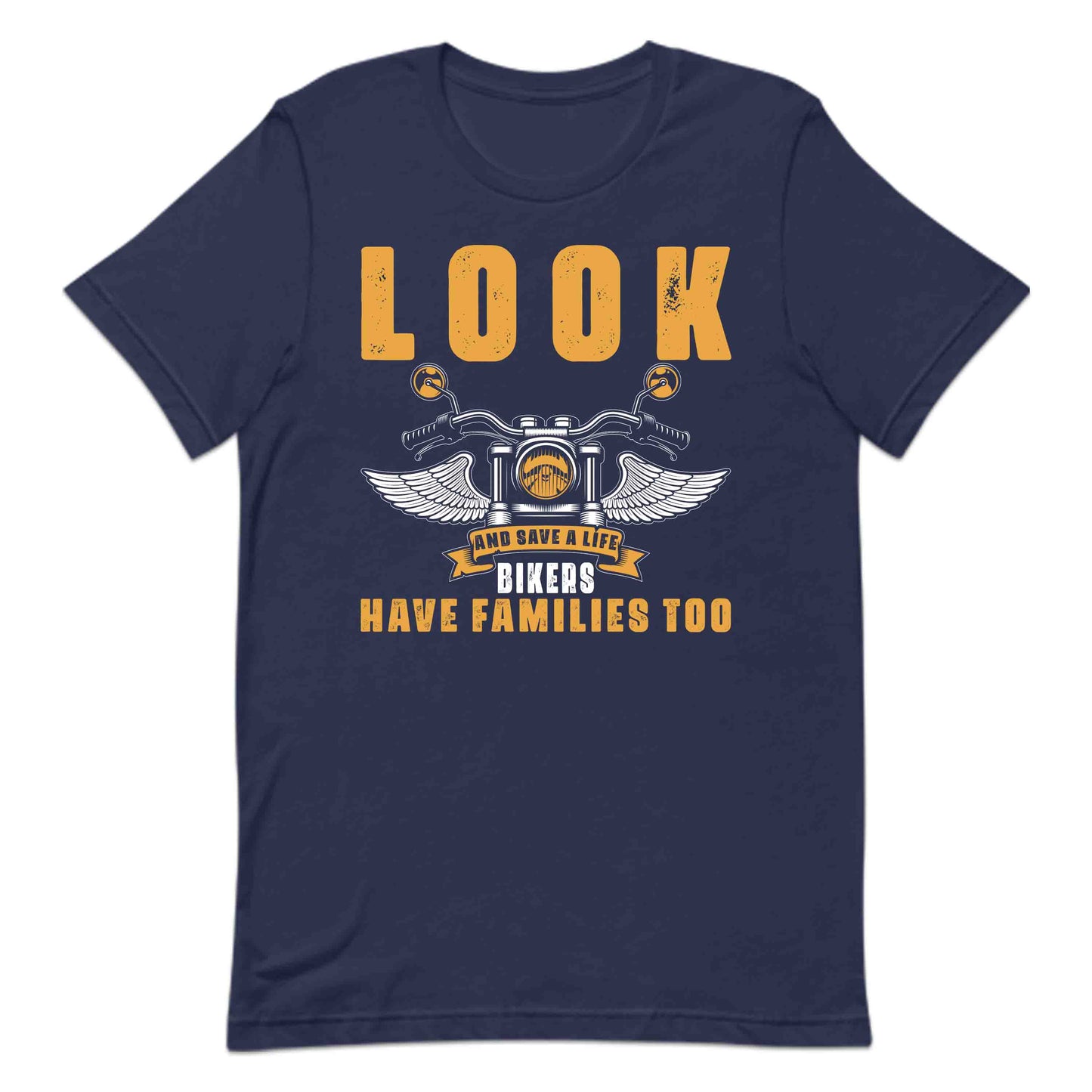 Look Bikers Have Families Too Biker Safety Awareness | PRODUCT CODE: BKRESFTYAWRNSM