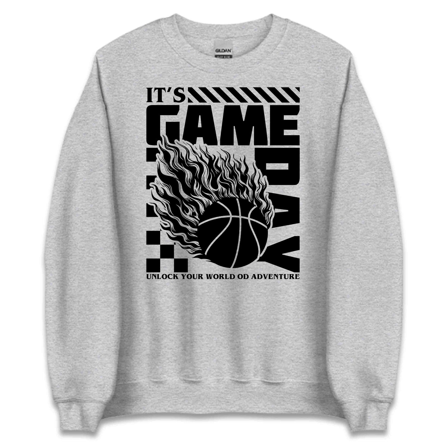 Basketball Game Day Flaming Basketball Epic Sports | PRODUCT CODE: BKSTGMEFLMN