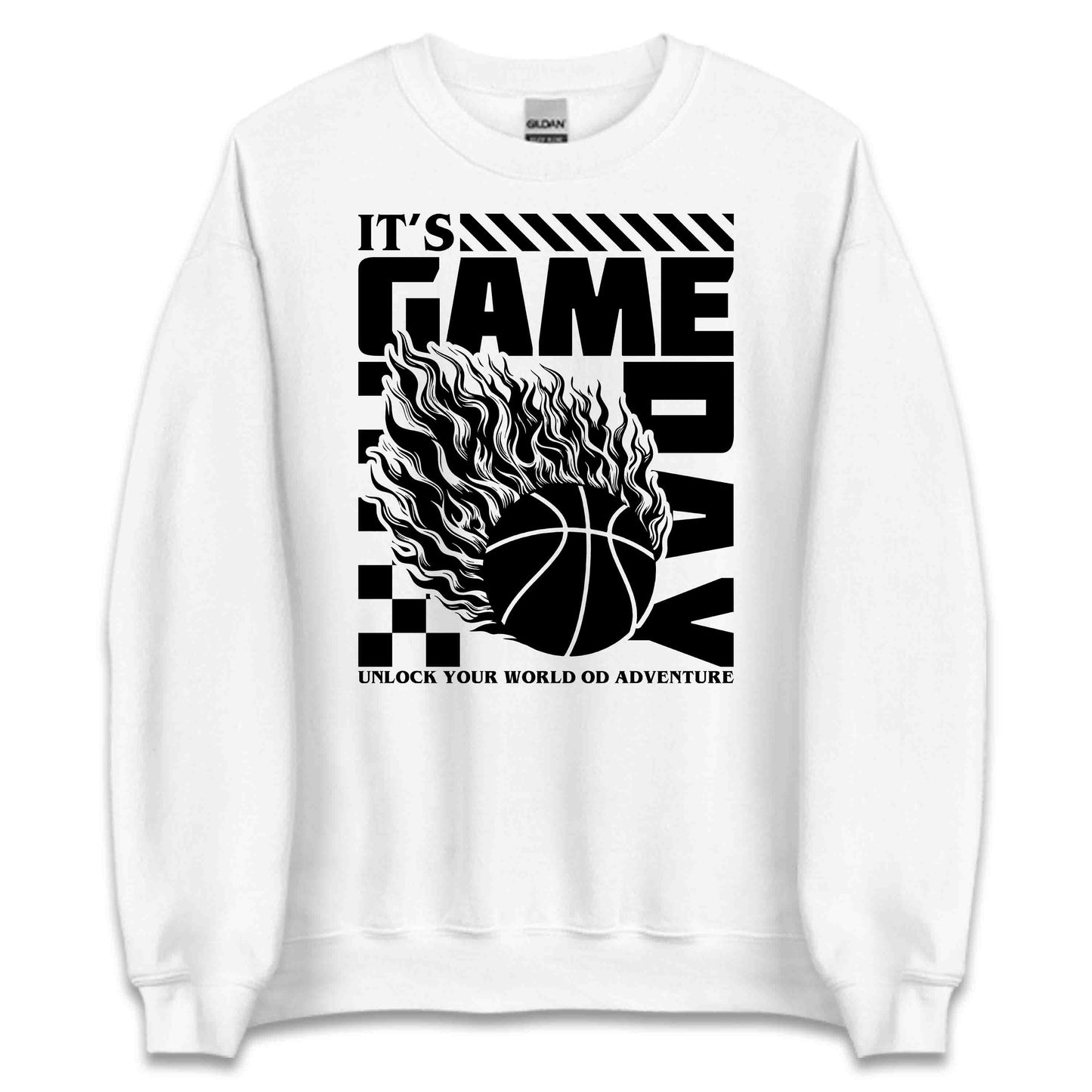 Basketball Game Day Flaming Basketball Epic Sports | PRODUCT CODE: BKSTGMEFLMN