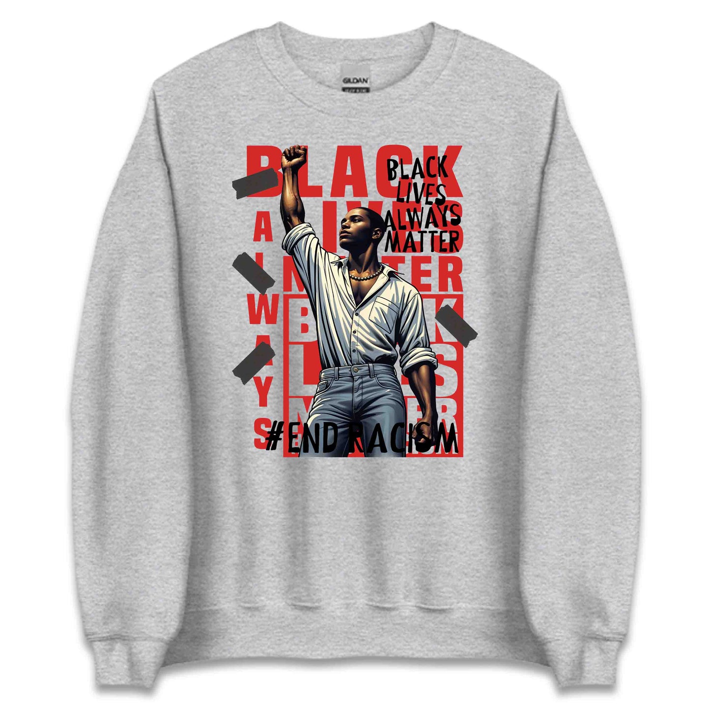 Black Lives Matter Stand Against Racism Black History Month | PRODUCT CODE: BLKVSMTREBIWG