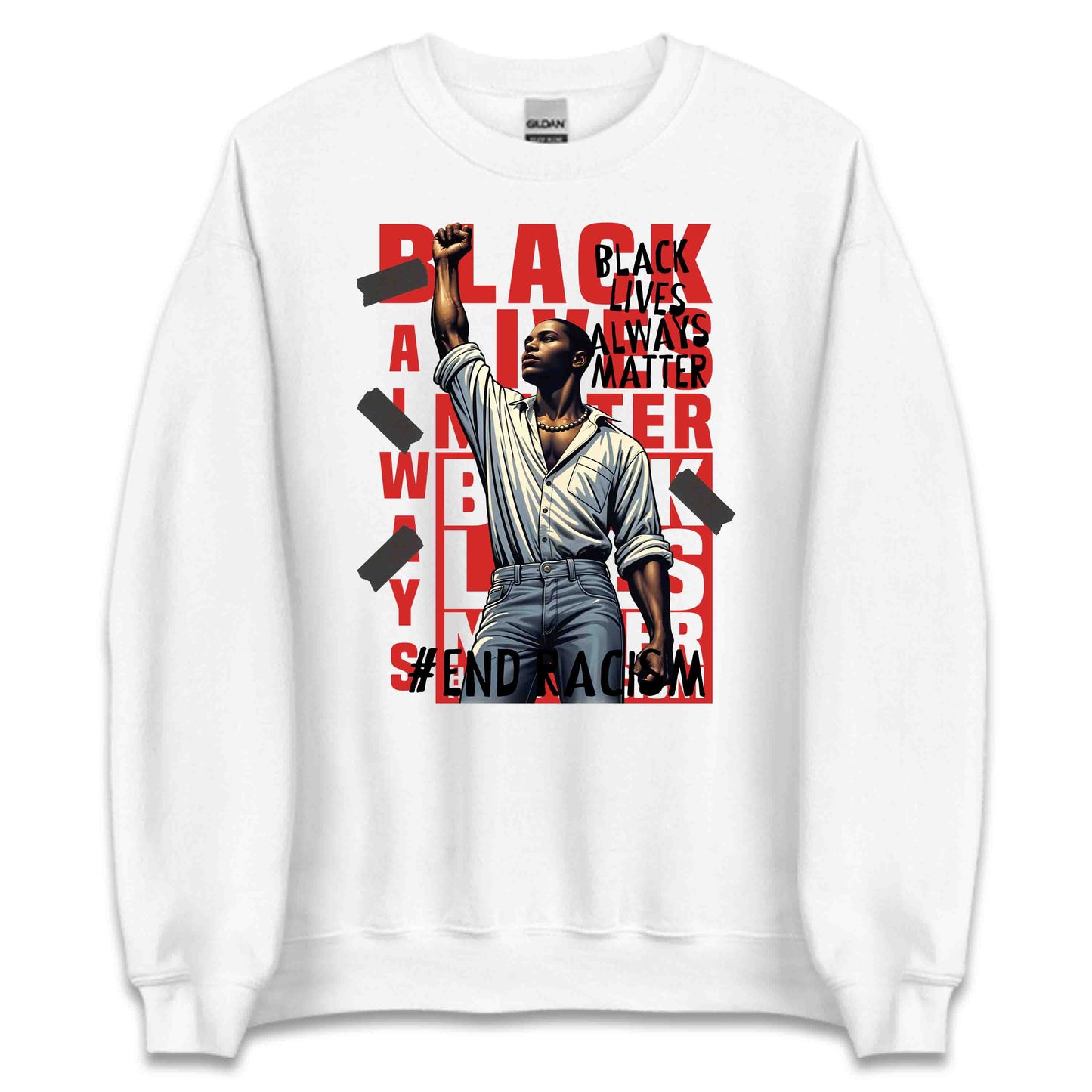 Black Lives Matter Stand Against Racism Black History Month | PRODUCT CODE: BLKVSMTREBIWG