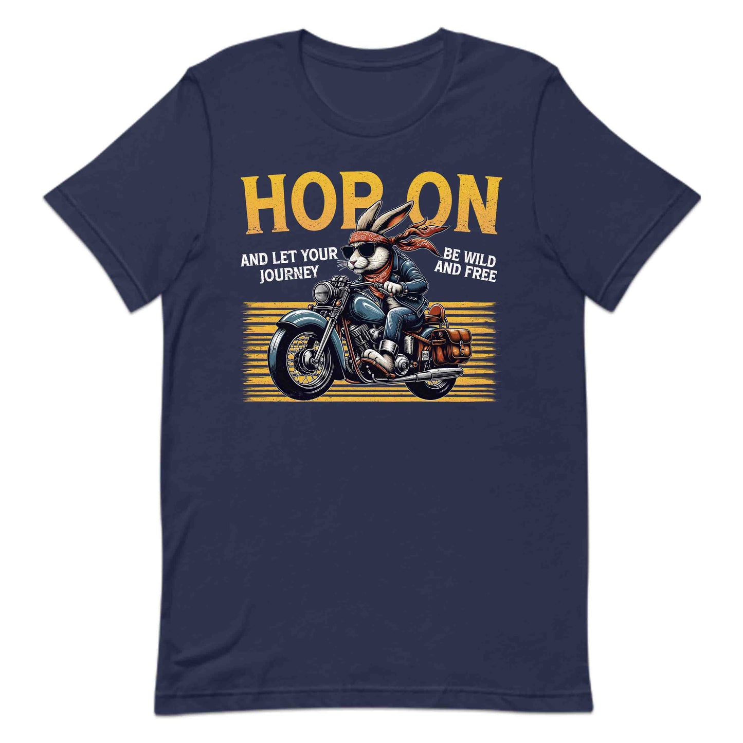 Bunny Biker Rabbit Motorcyclists Hop On and Ride Free | PRODUCT CODE: BNEKABYADSMWP