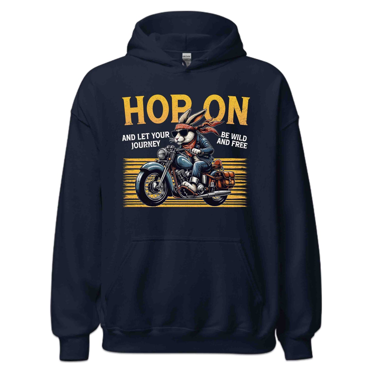 Bunny Biker Rabbit Motorcyclists Hop On and Ride Free | PRODUCT CODE: BNEKABYADSMWP