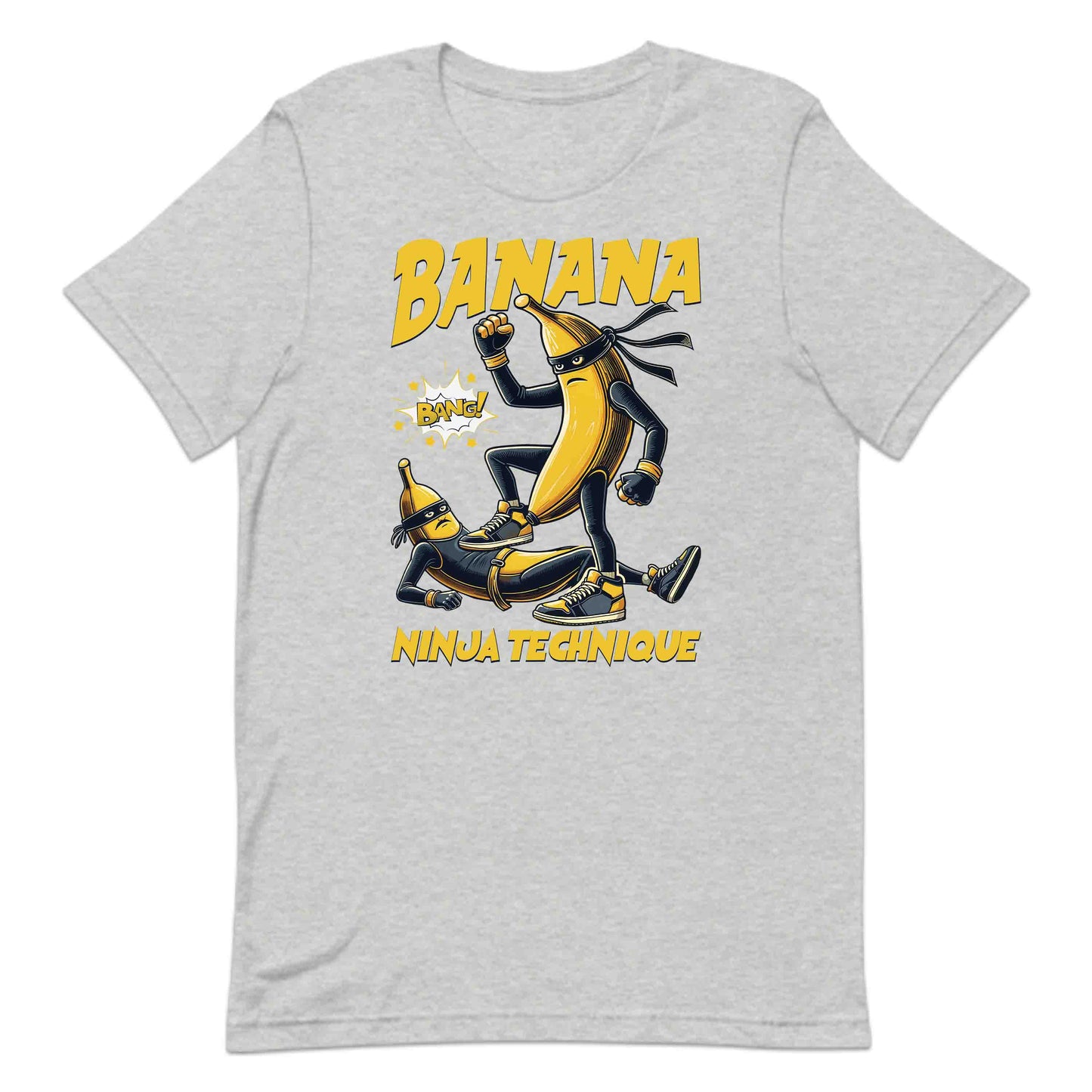 Banana Ninja Technique Comical Martial Arts Humor Banana Fruit Battle | PRODUCT CODE: BNJALCFRUOAC