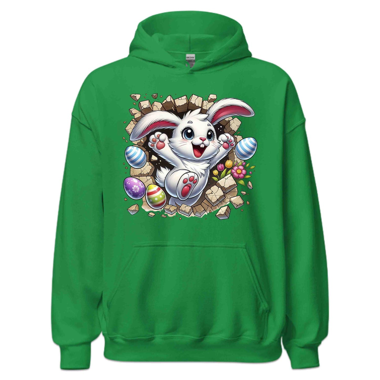 Bunny Breaking Through Wall 3D Realistic Happy Easter Bunny | PRODUCT CODE: BNYRKTHWLAPYE