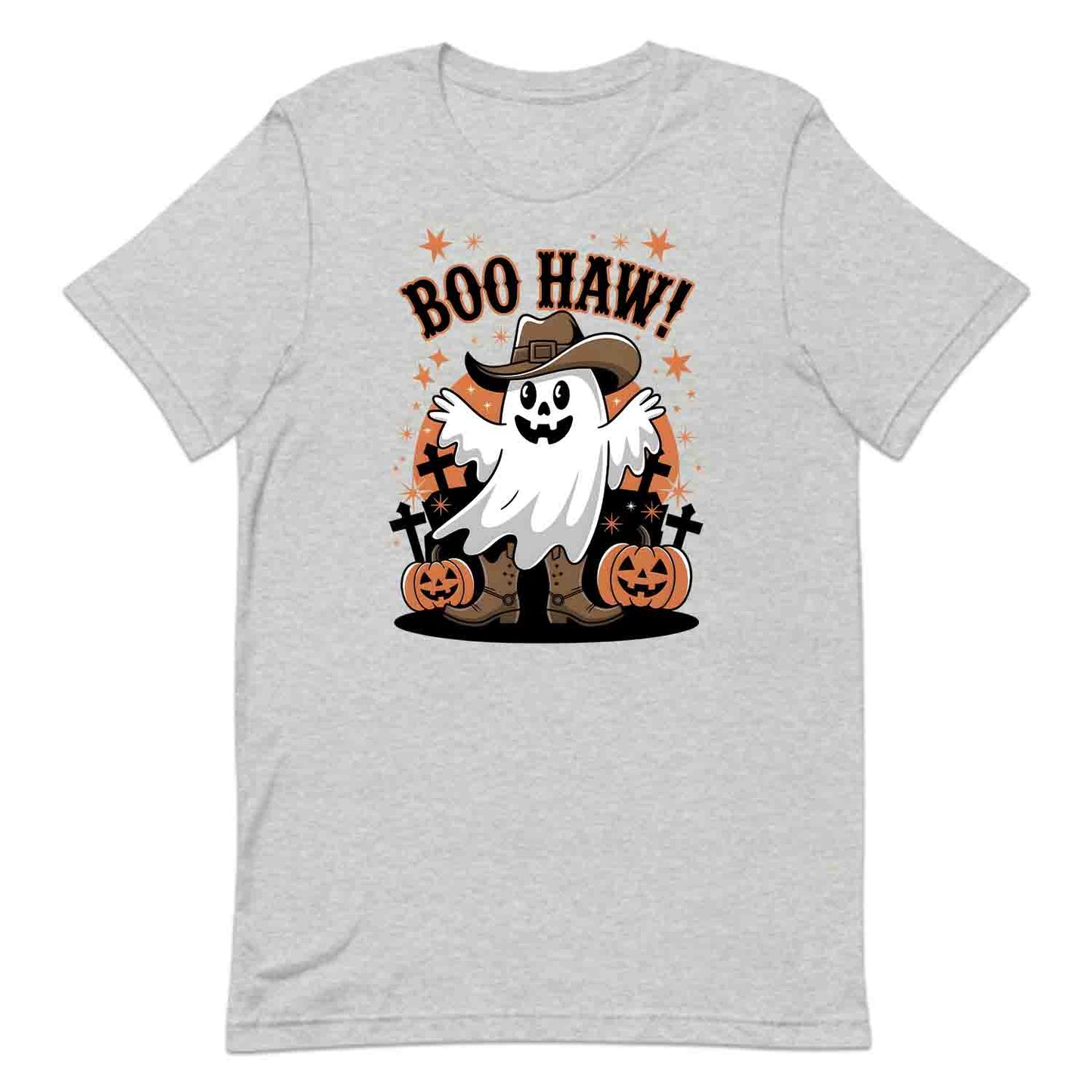 Boo Haw Cowboy Ghost T-Shirt, Western Spooky Sweatshirt, Rodeo Halloween Hoodie | PRODUCT CODE: BQWEIHJOGP