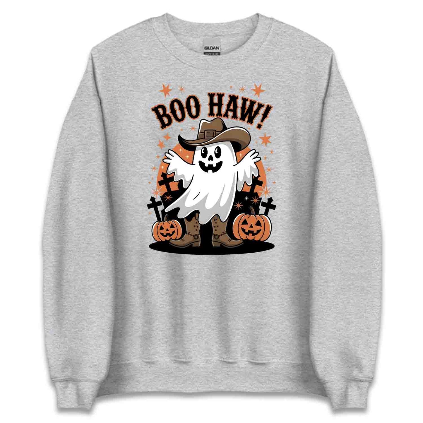 Boo Haw Cowboy Ghost T-Shirt, Western Spooky Sweatshirt, Rodeo Halloween Hoodie | PRODUCT CODE: BQWEIHJOGP