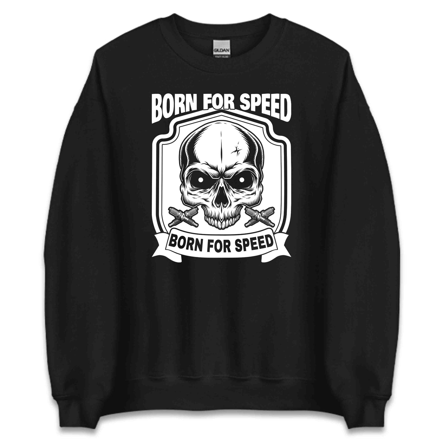 Born for Speed Skull Edgy Skull Biker | PRODUCT CODE: BRMFOSPDEGYL