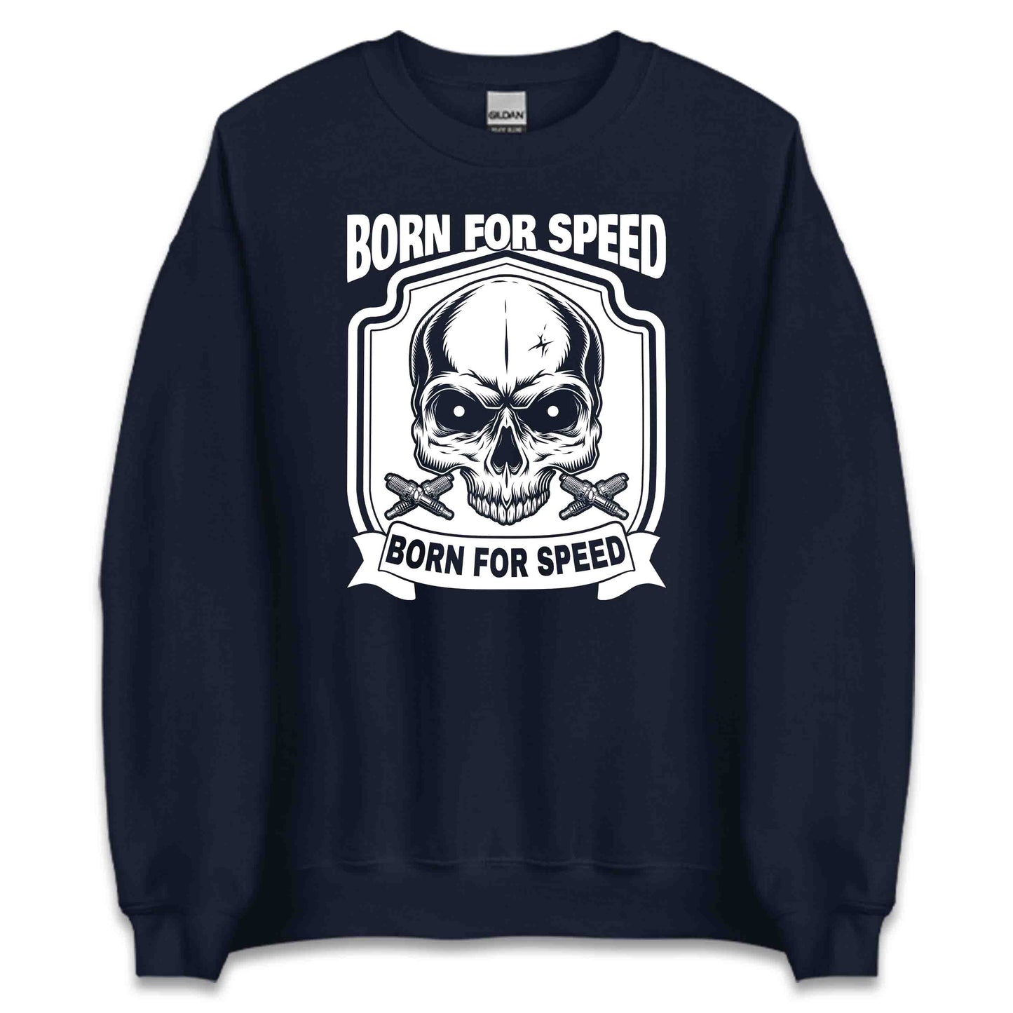 Born for Speed Skull Edgy Skull Biker | PRODUCT CODE: BRMFOSPDEGYL