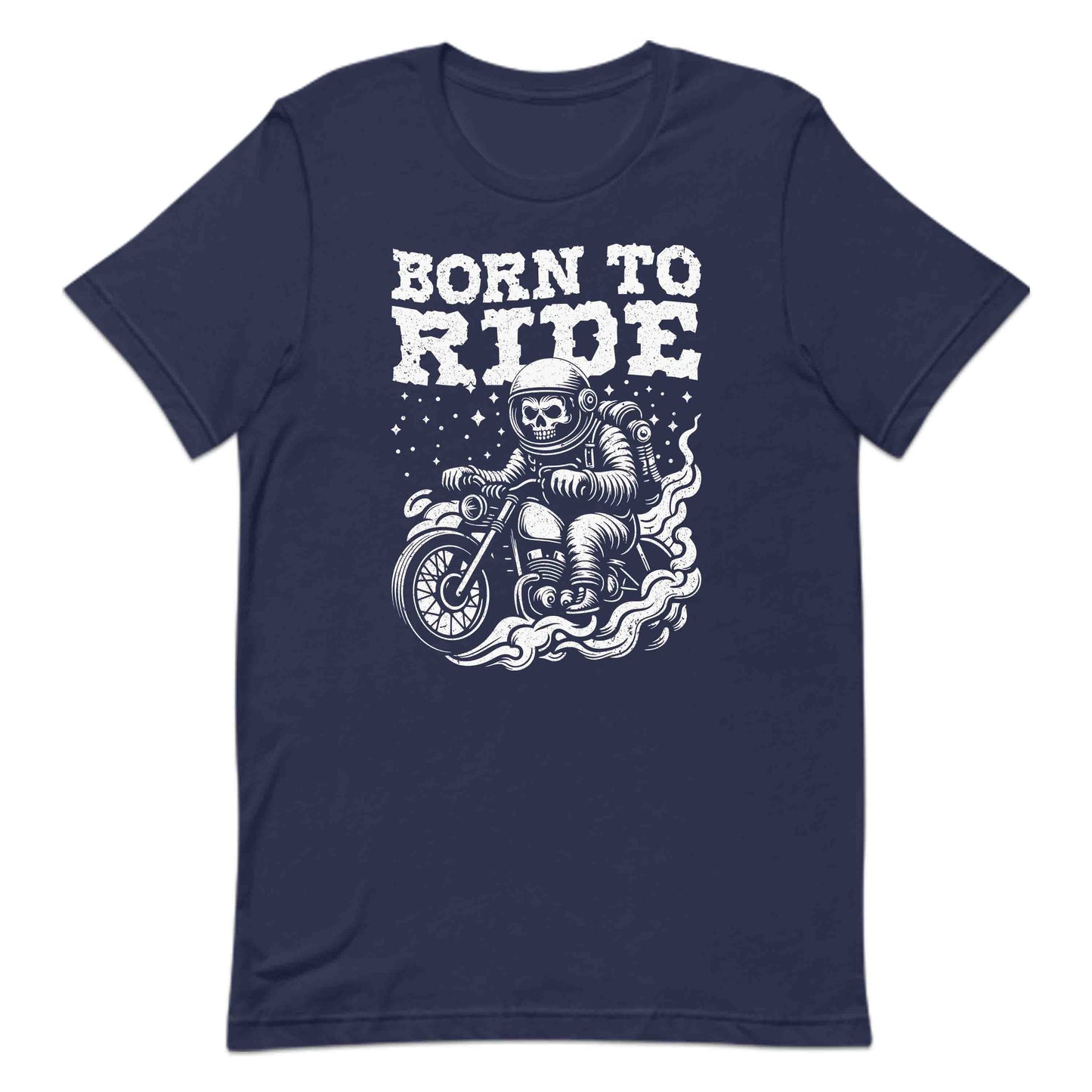 Born to Ride Skull Astronaut Retro Cosmic Biker | PRODUCT CODE: BRNDESKLAYTNA