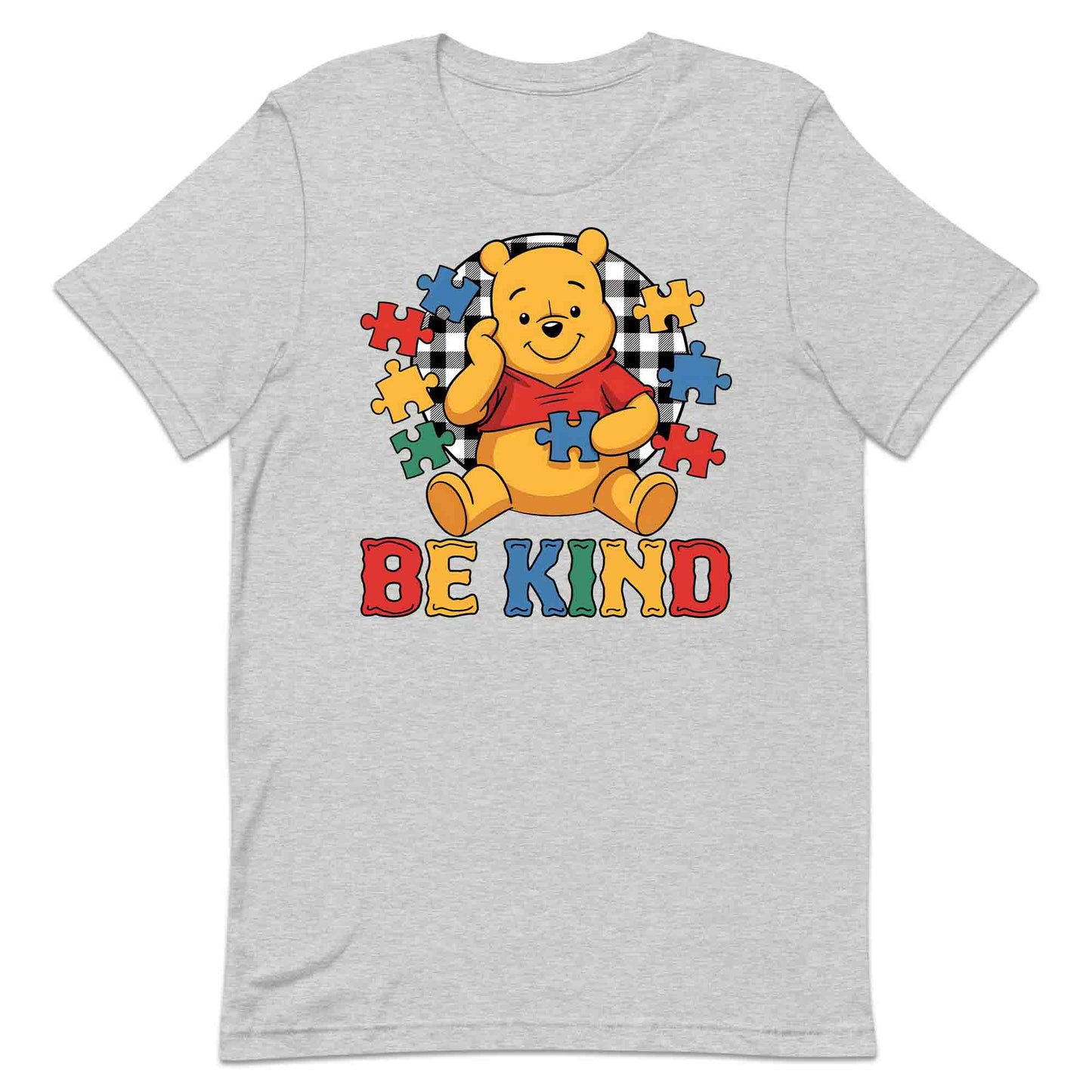 Be Kind Autism Awareness T-Shirt | Winnie the Pooh Puzzle Piece Jumper | Inclusion Kindness Hoodie | PRODUCT CODE: BRTJDNKEAWC
