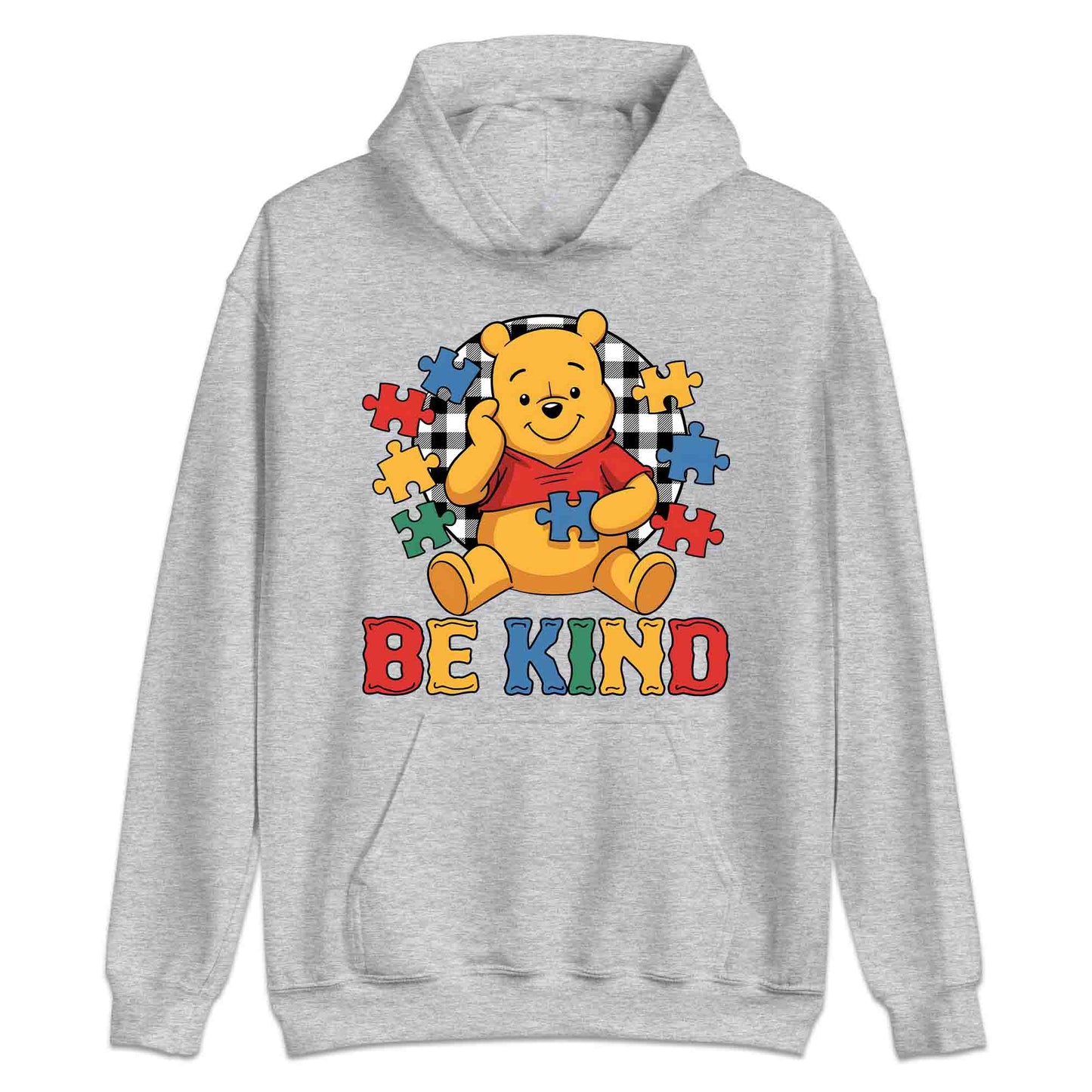 Be Kind Autism Awareness T-Shirt | Winnie the Pooh Puzzle Piece Jumper | Inclusion Kindness Hoodie | PRODUCT CODE: BRTJDNKEAWC