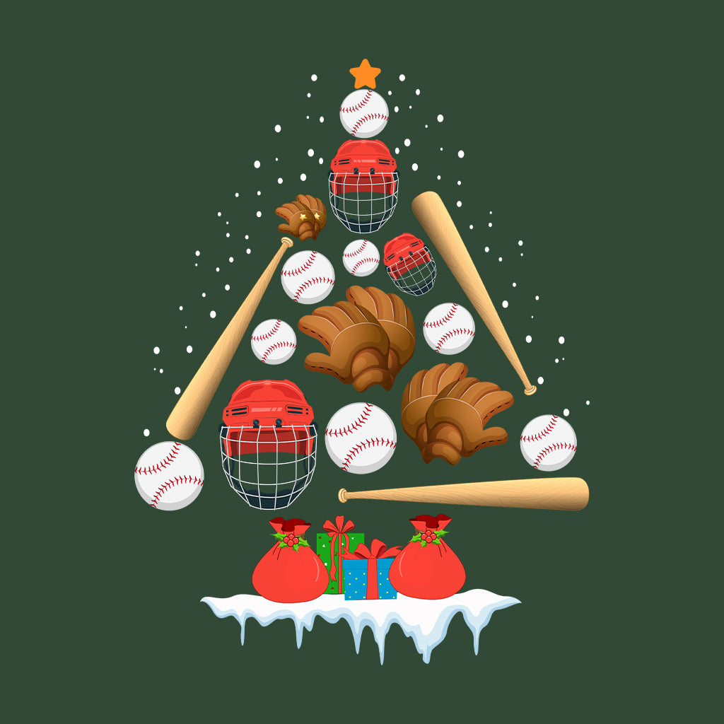 Baseball Christmas Tree Xmas Sports Holiday | PRODUCT CODE: BSLCHRMSPXMW