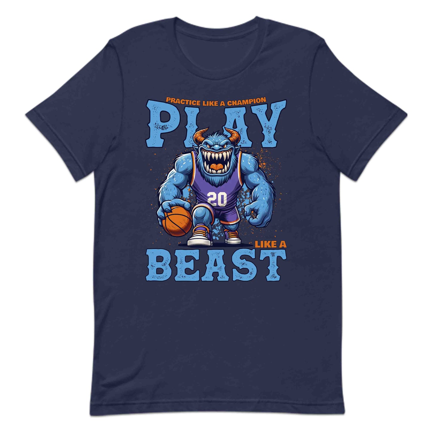 Beast Monster Basketball Player Motivational Streetwear | PRODUCT CODE: BSTMNOPLYRCA