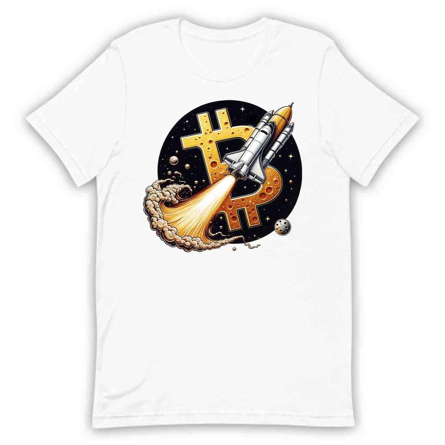 Bitcoin to the Moon – Crypto T-Shirt, Sweatshirt & Hoodie for Traders & Hodlers | PRODUCT CODE: BTCJTOSAYTA