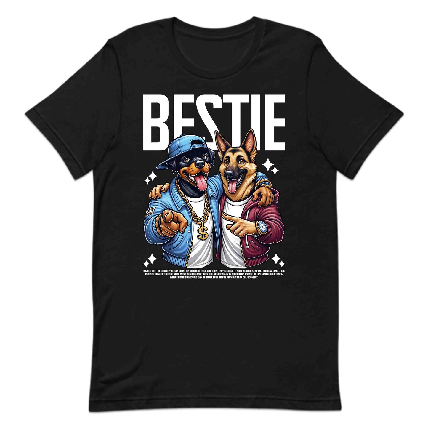 Bestie Dogs Rottweiler & German Shepherd Dogs Friendship | PRODUCT CODE: BTSEIDGOGMRWL