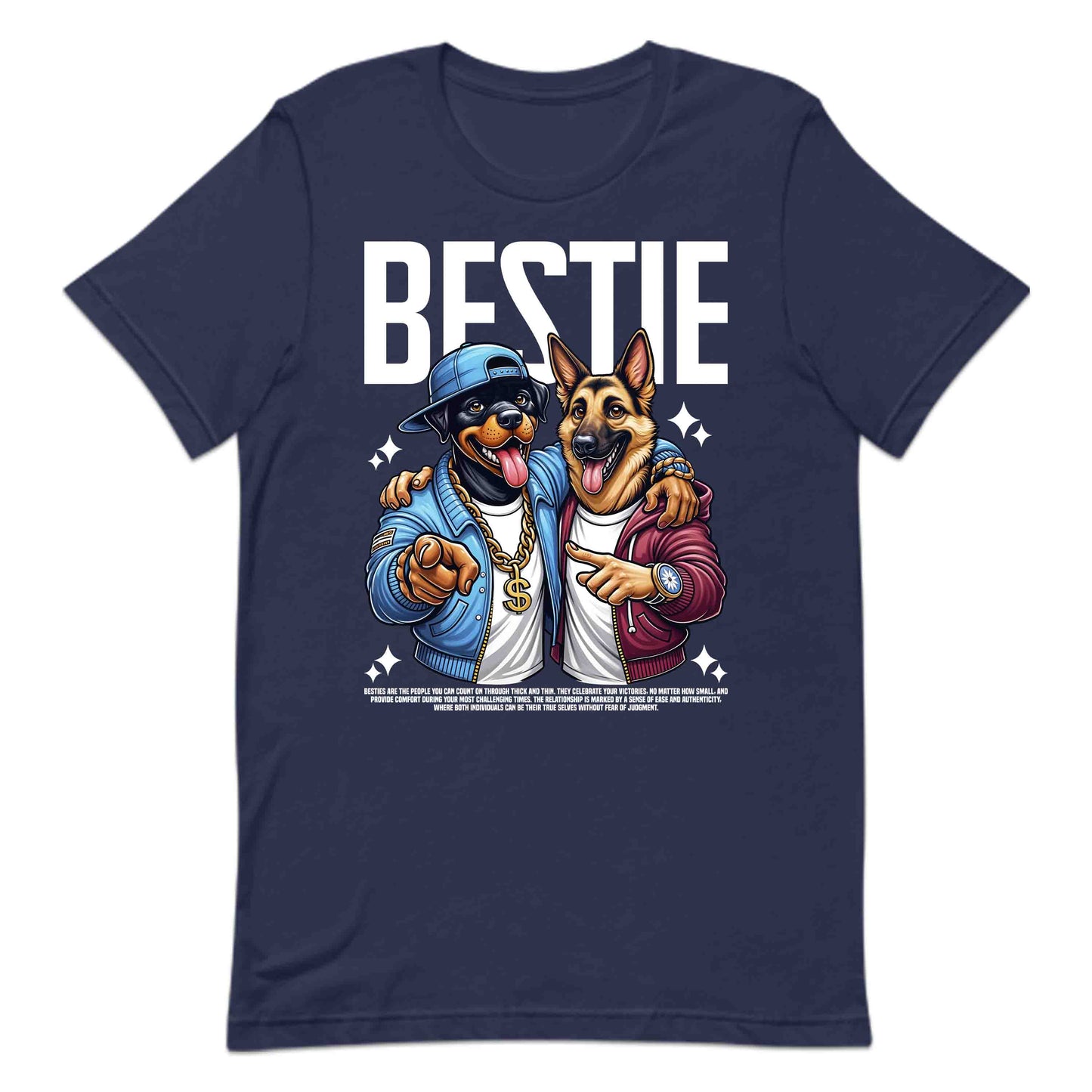 Bestie Dogs Rottweiler & German Shepherd Dogs Friendship | PRODUCT CODE: BTSEIDGOGMRWL