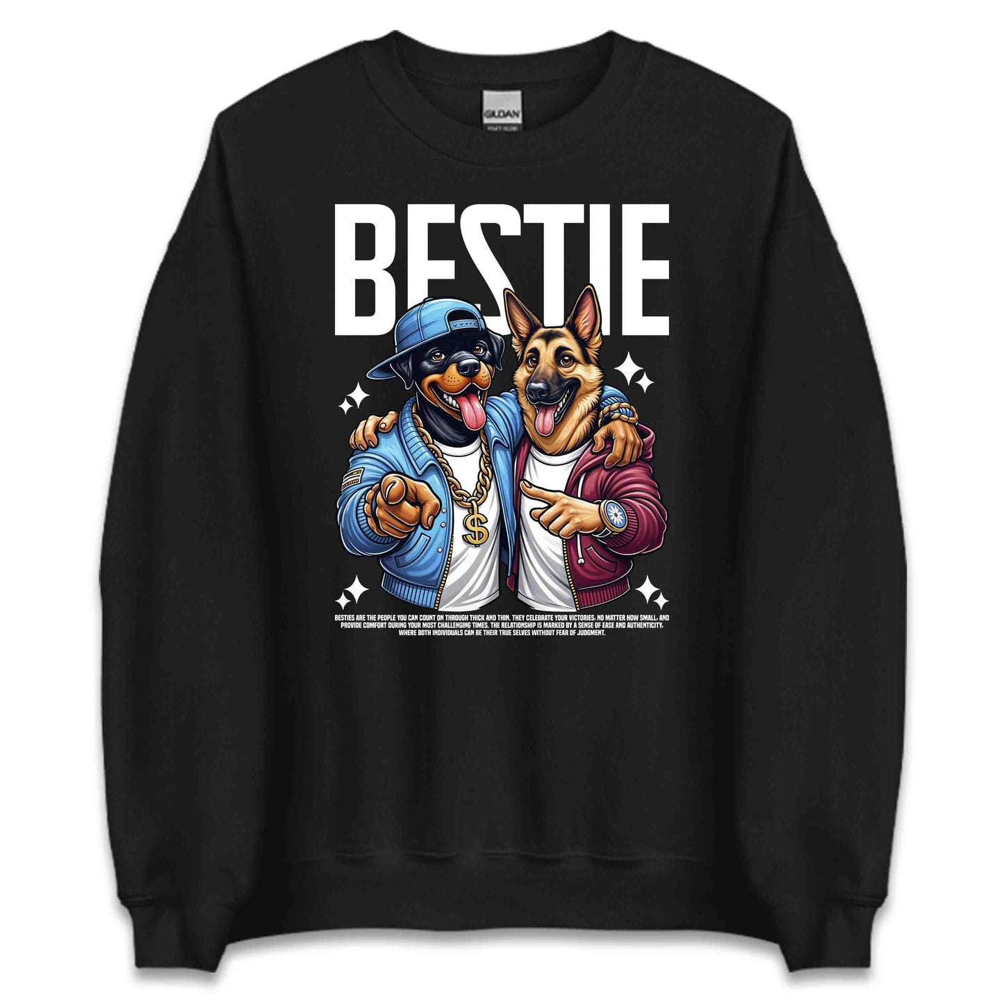 Bestie Dogs Rottweiler & German Shepherd Dogs Friendship | PRODUCT CODE: BTSEIDGOGMRWL