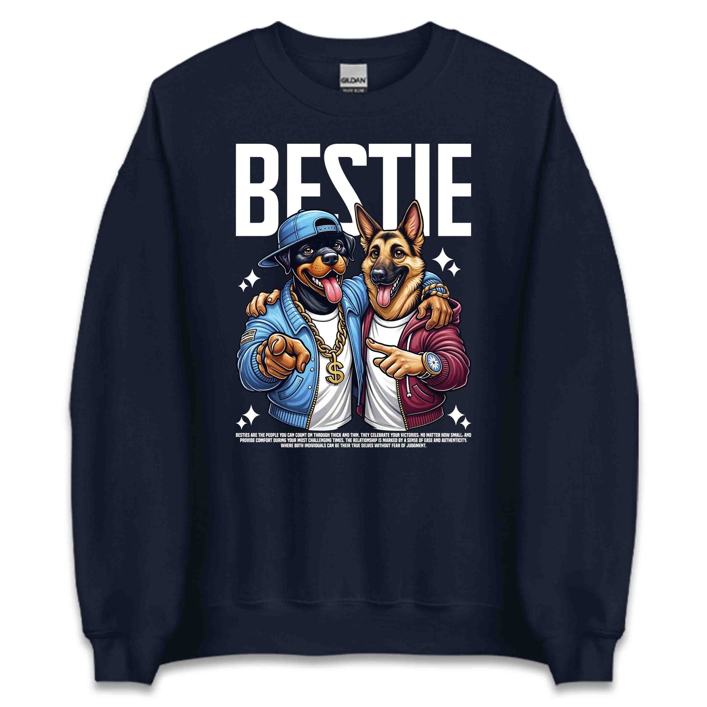Bestie Dogs Rottweiler & German Shepherd Dogs Friendship | PRODUCT CODE: BTSEIDGOGMRWL