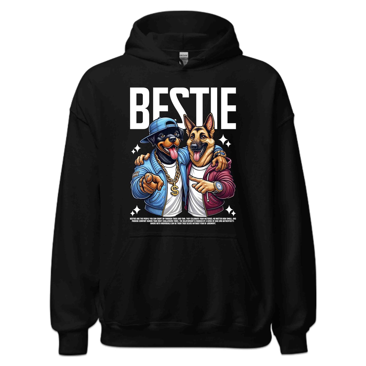 Bestie Dogs Rottweiler & German Shepherd Dogs Friendship | PRODUCT CODE: BTSEIDGOGMRWL