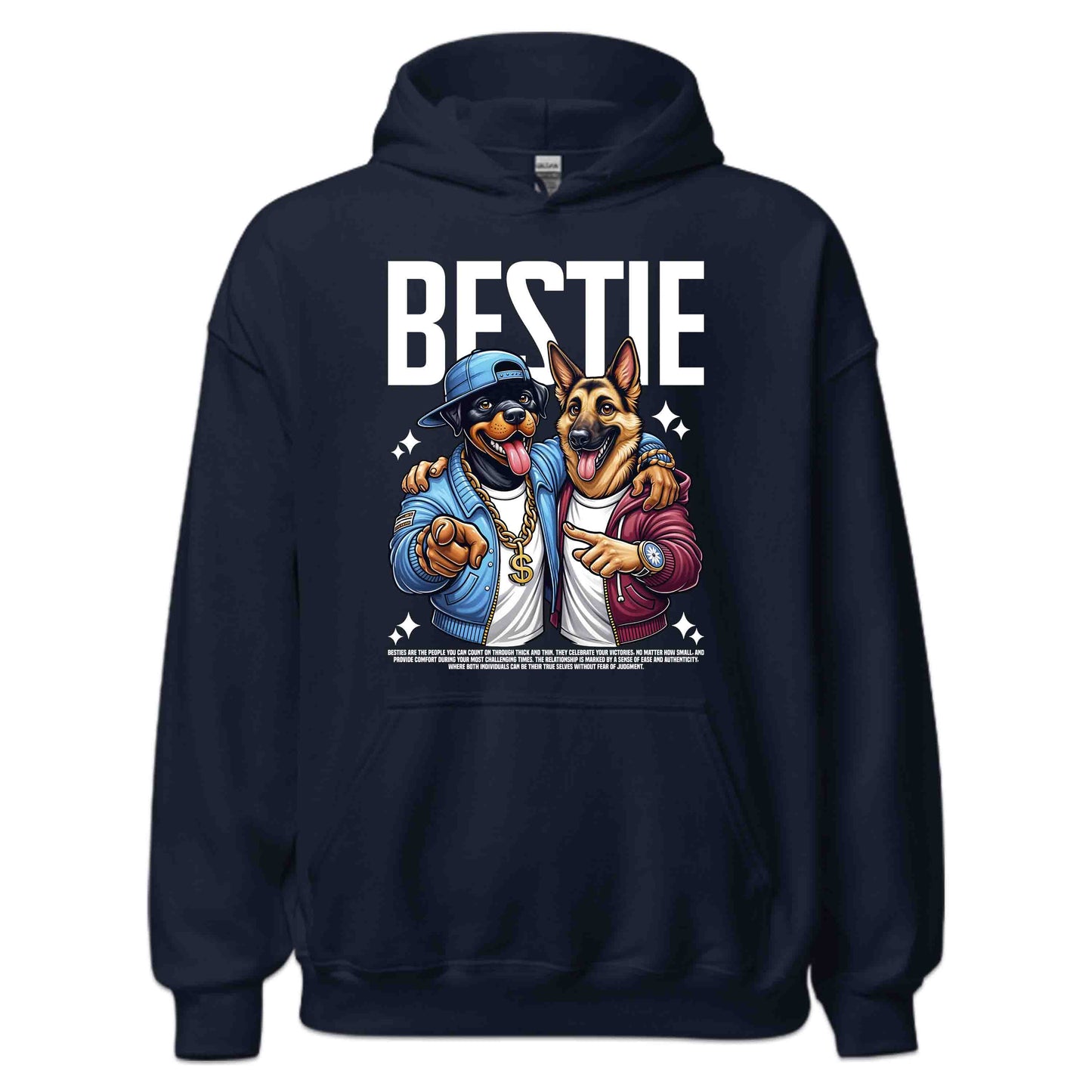 Bestie Dogs Rottweiler & German Shepherd Dogs Friendship | PRODUCT CODE: BTSEIDGOGMRWL