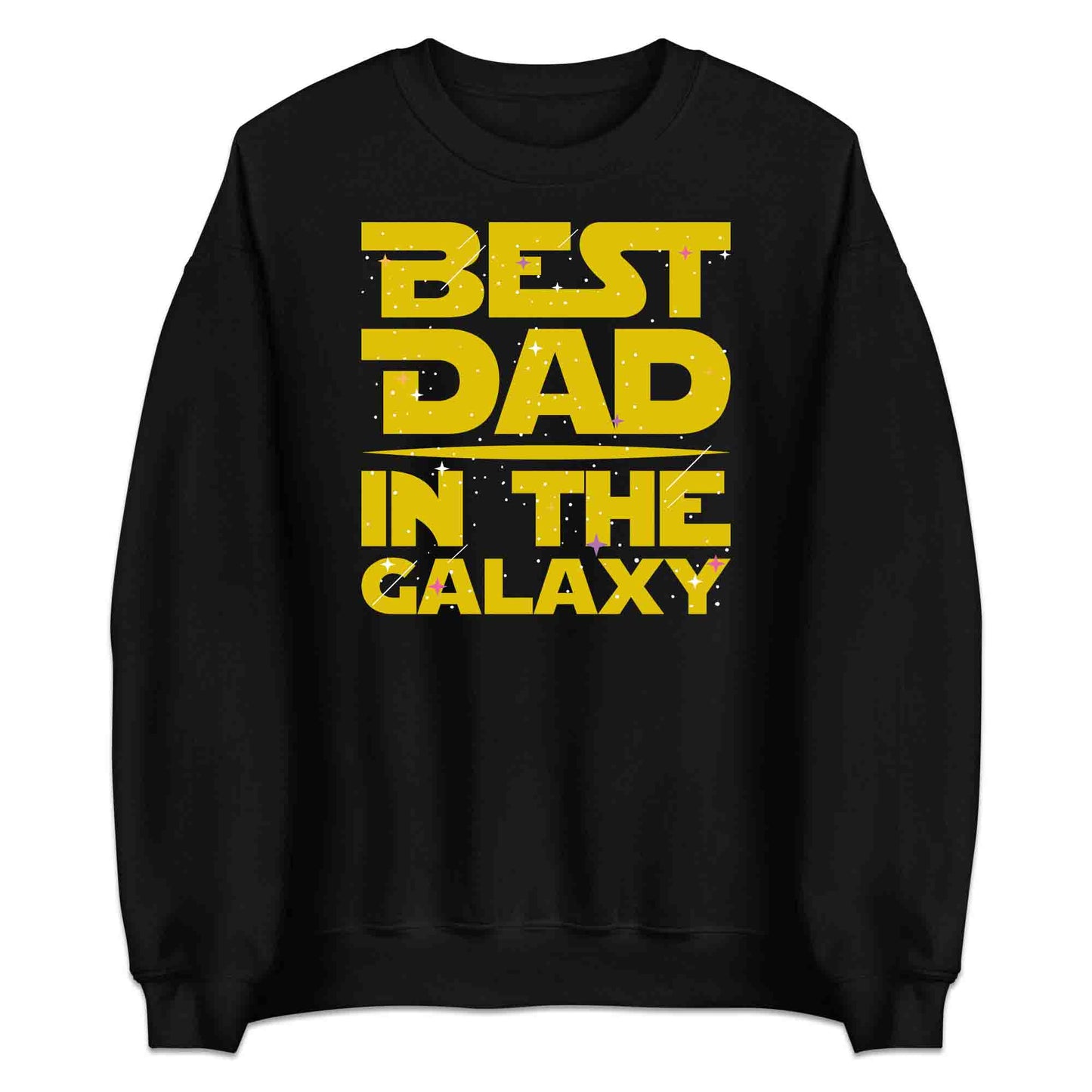 Best Dad in the Galaxy T-Shirt, Jumper & Hoodie – Star Wars-Inspired Sci-Fi Father’s Day Gift for Geeky Dads | PRODUCT CODE: BTSHDGXL