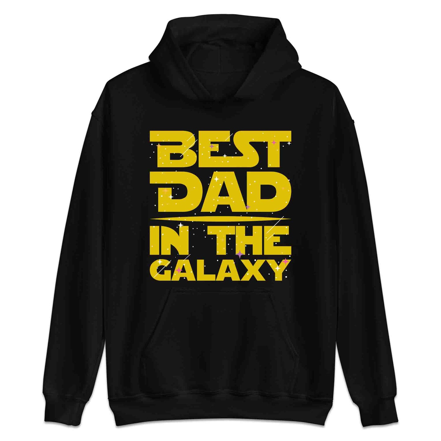 Best Dad in the Galaxy T-Shirt, Jumper & Hoodie – Star Wars-Inspired Sci-Fi Father’s Day Gift for Geeky Dads | PRODUCT CODE: BTSHDGXL