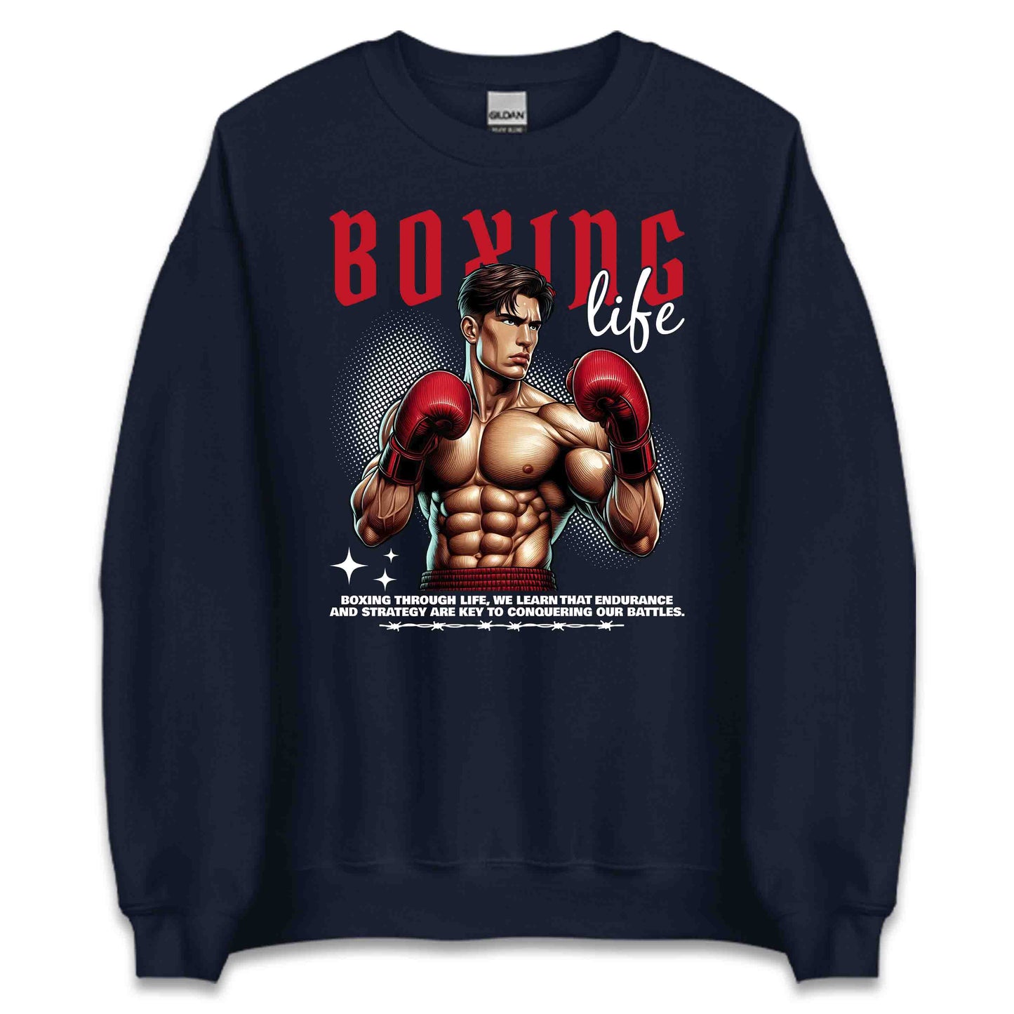 Boxing Life Inspirational Vintage Boxing Champion | PRODUCT CODE: BXNGLFENSPV