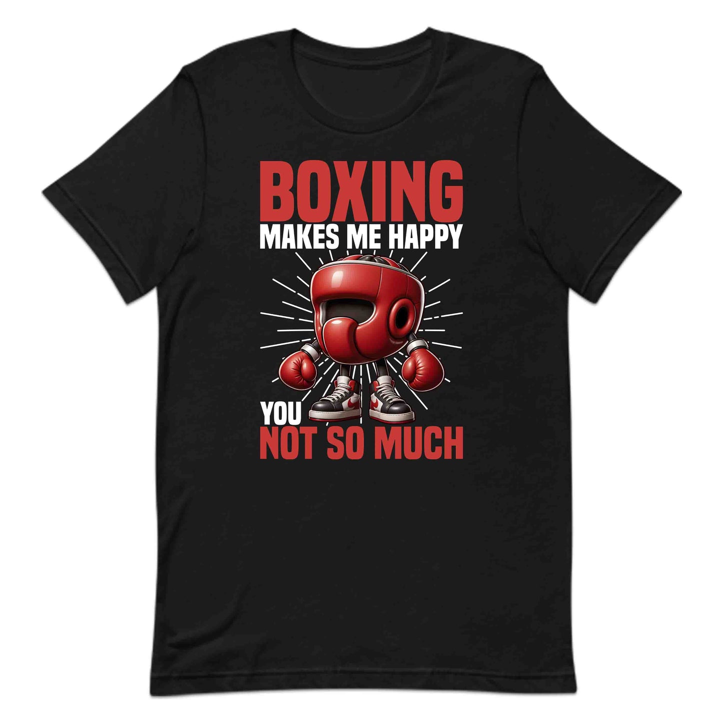 Happy Boxer Helmet Character Boxing Makes Me Happy | PRODUCT CODE: BXNGMKEHPYLMT