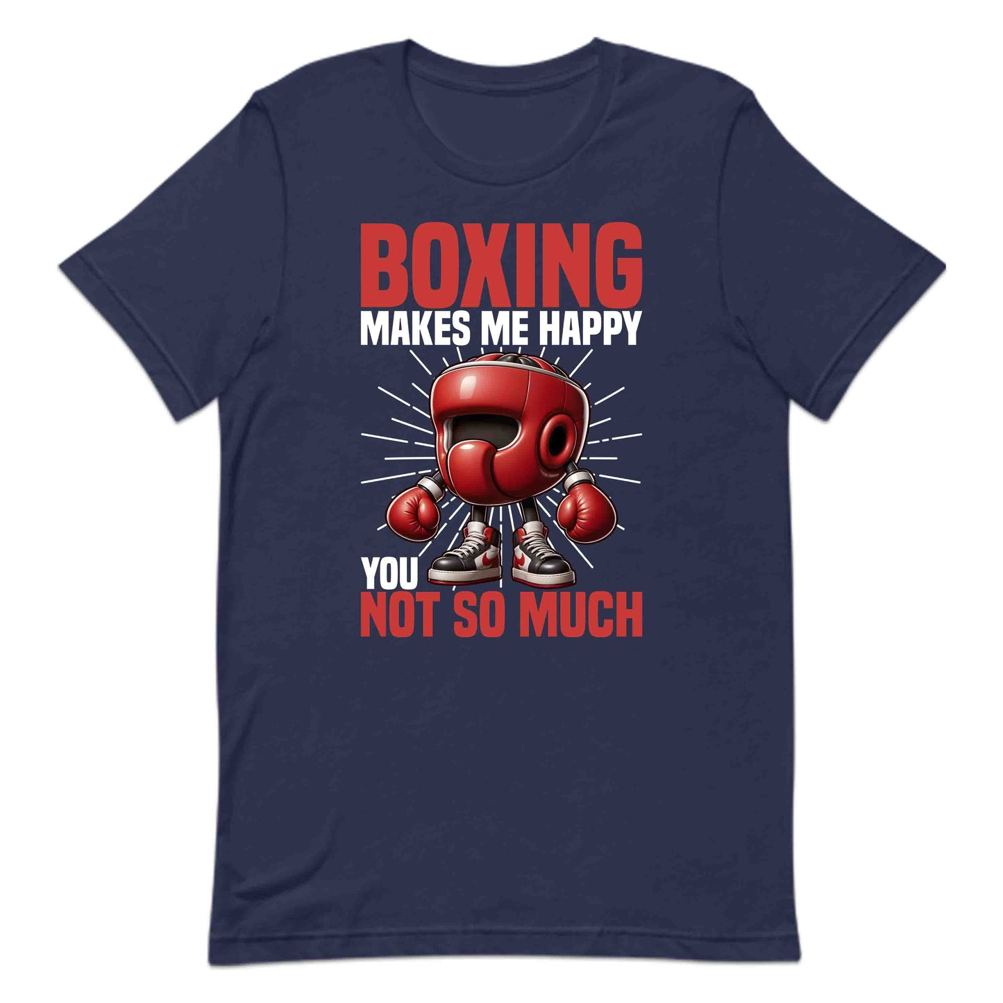 Happy Boxer Helmet Character Boxing Makes Me Happy | PRODUCT CODE: BXNGMKEHPYLMT