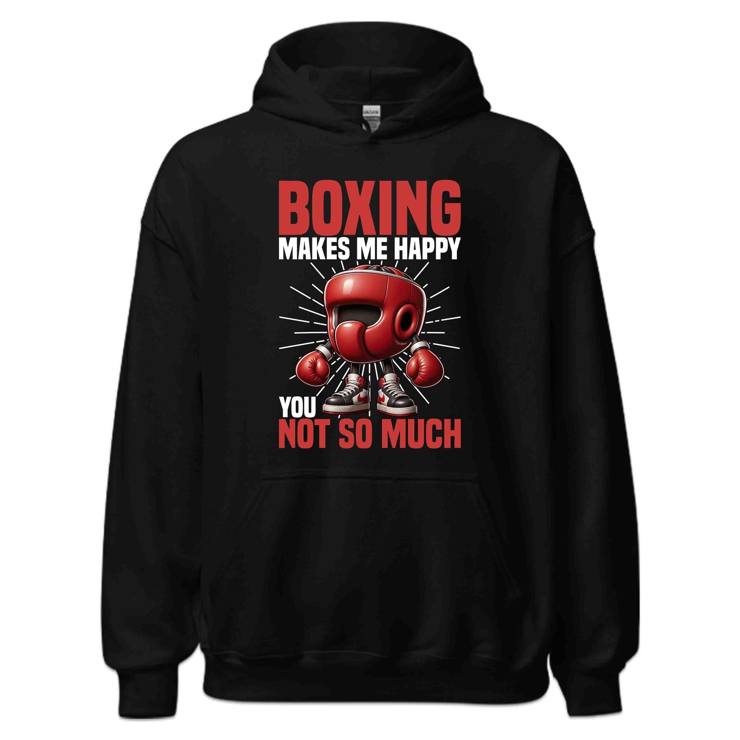 Happy Boxer Helmet Character Boxing Makes Me Happy | PRODUCT CODE: BXNGMKEHPYLMT