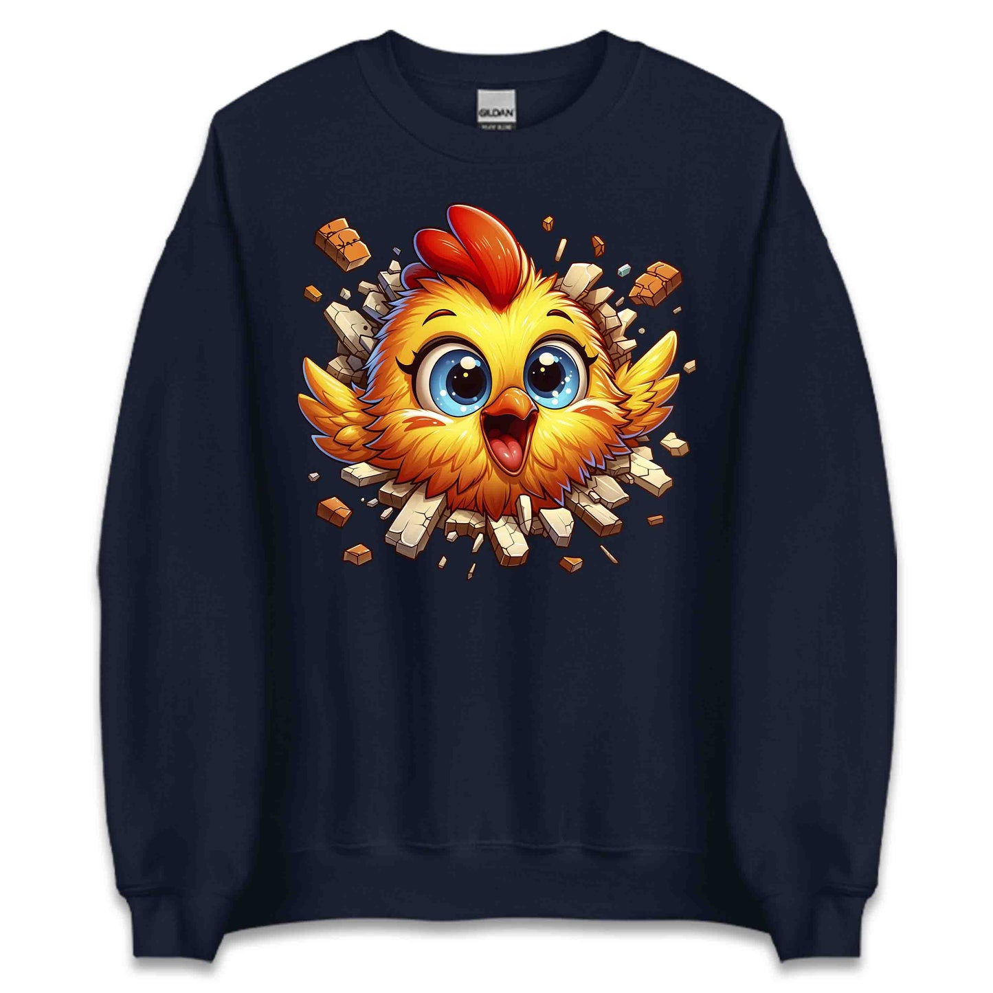 Baby Chick Breaking Through Wall 3D Realistic Chicken Lover | PRODUCT CODE: BYACHKNLVWR